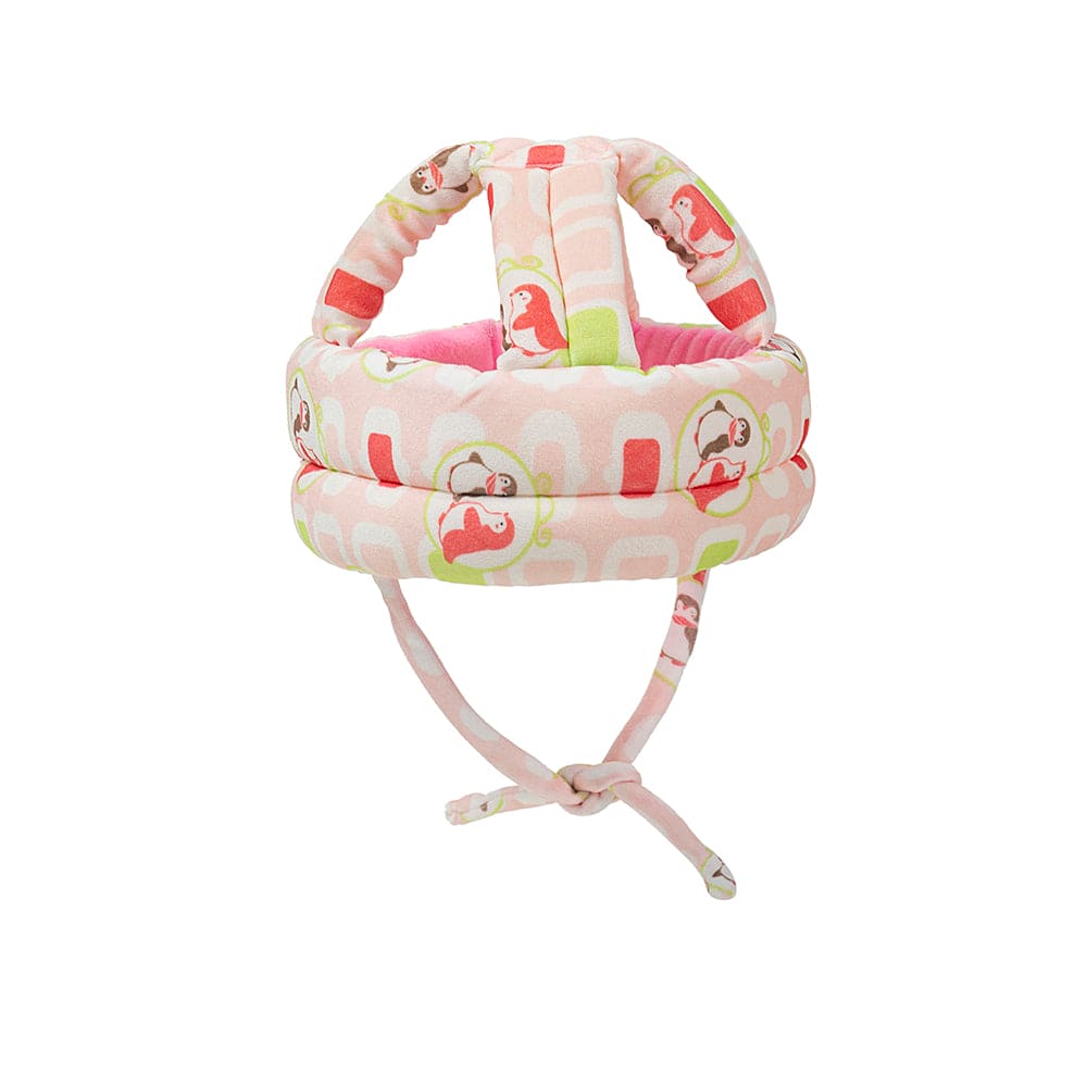 Penguin Pink Cushioned Safety Helmet - Baby Moo