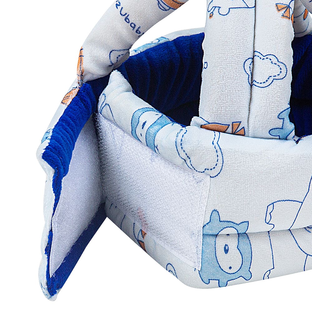 I Love Animals Blue Cushioned Safety Helmet - Baby Moo