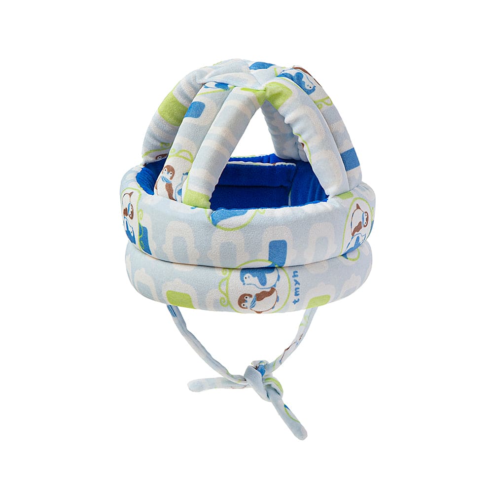 Penguin Blue Cushioned Safety Helmet - Baby Moo