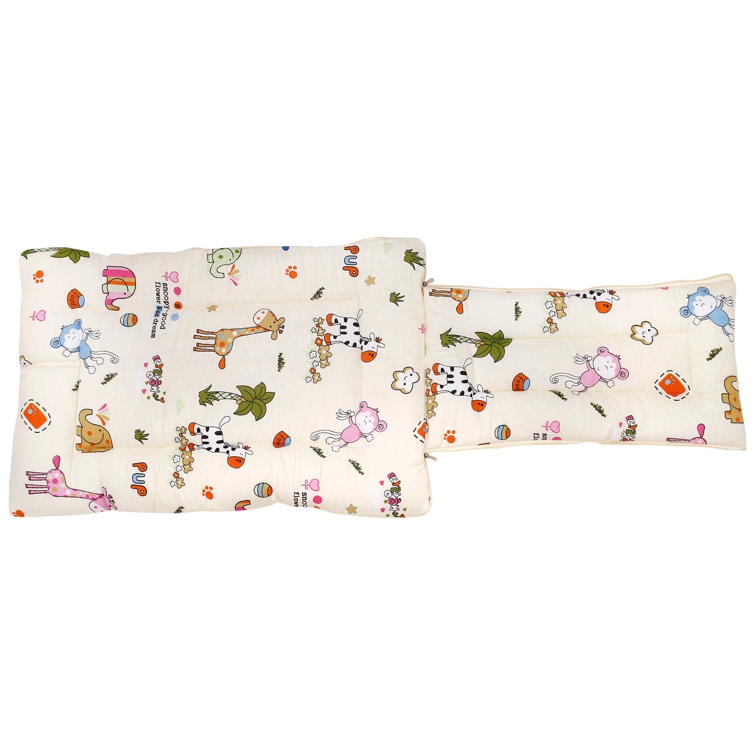 Sleeping Bag I Love Animals Cream - Baby Moo