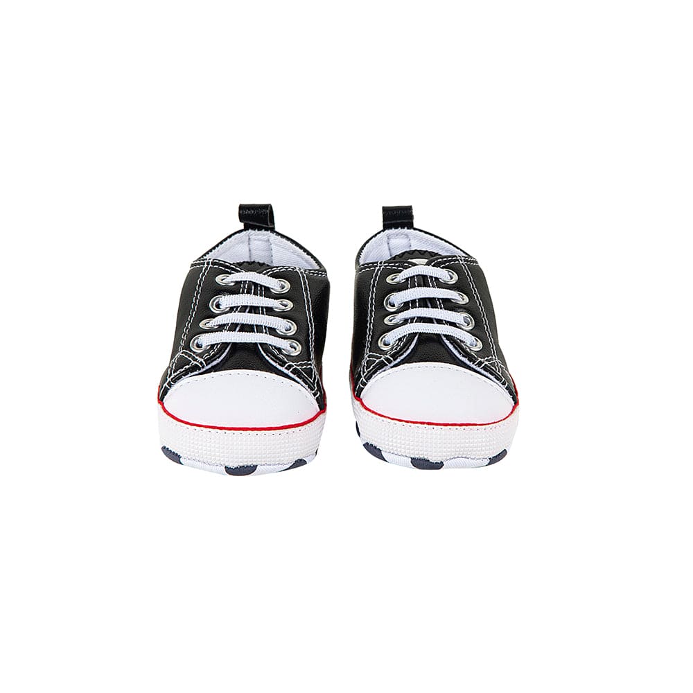 Classic Black Baby Sneakers - Baby Moo