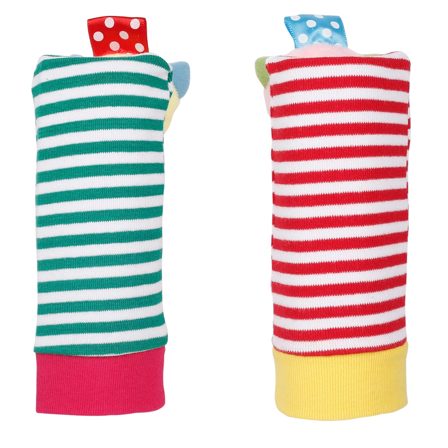 Owls In Love Multicolour Set of 2 Socks Rattle - Baby Moo
