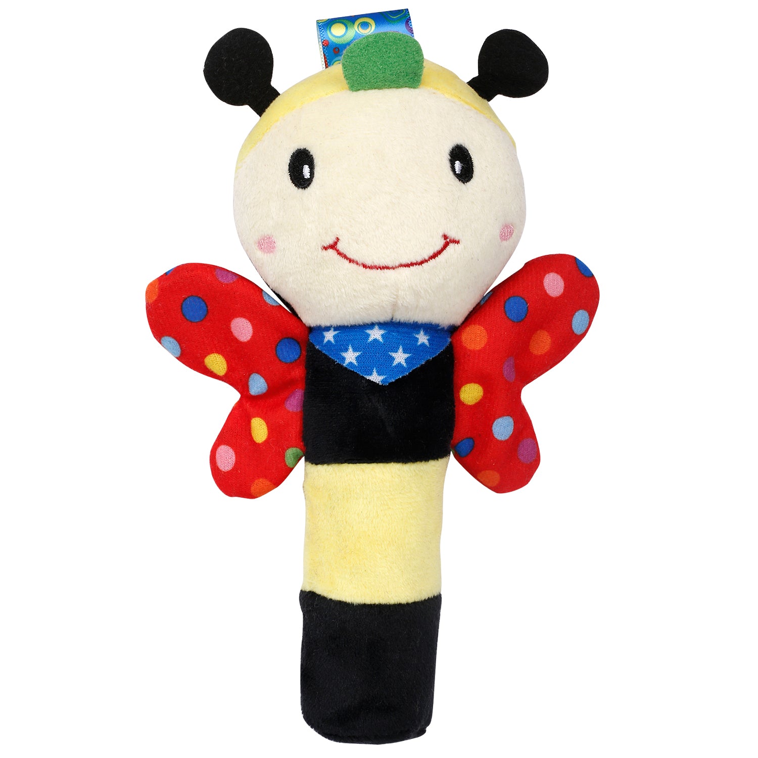 Bee Red Handheld Rattle Toy - Baby Moo