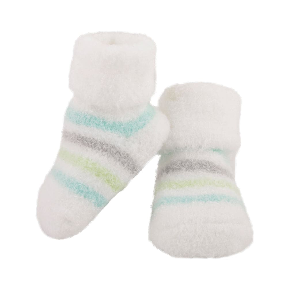 Duck Striped Green 2 Pk Socks - Baby Moo