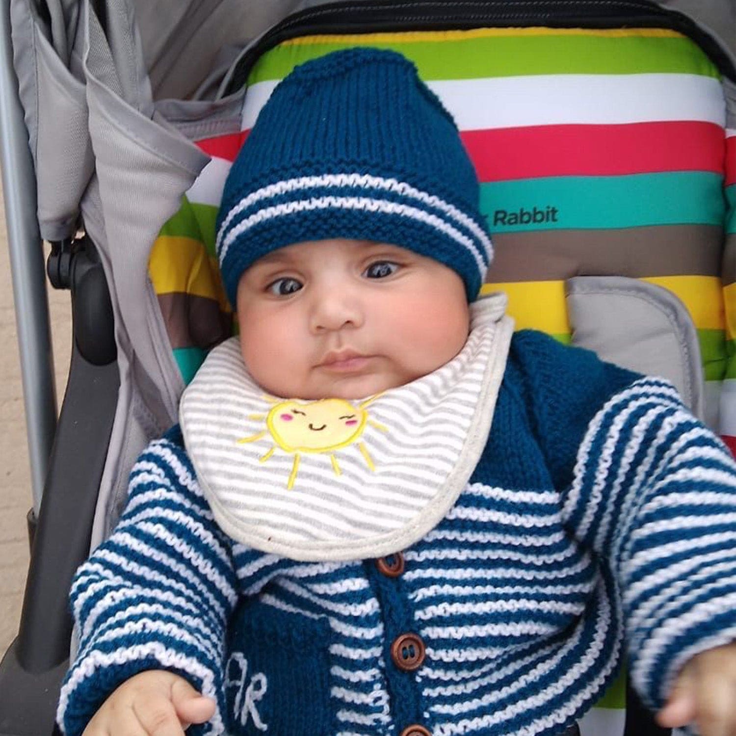 Hello Sunshine Yellow 3 Pk Bibs - Baby Moo