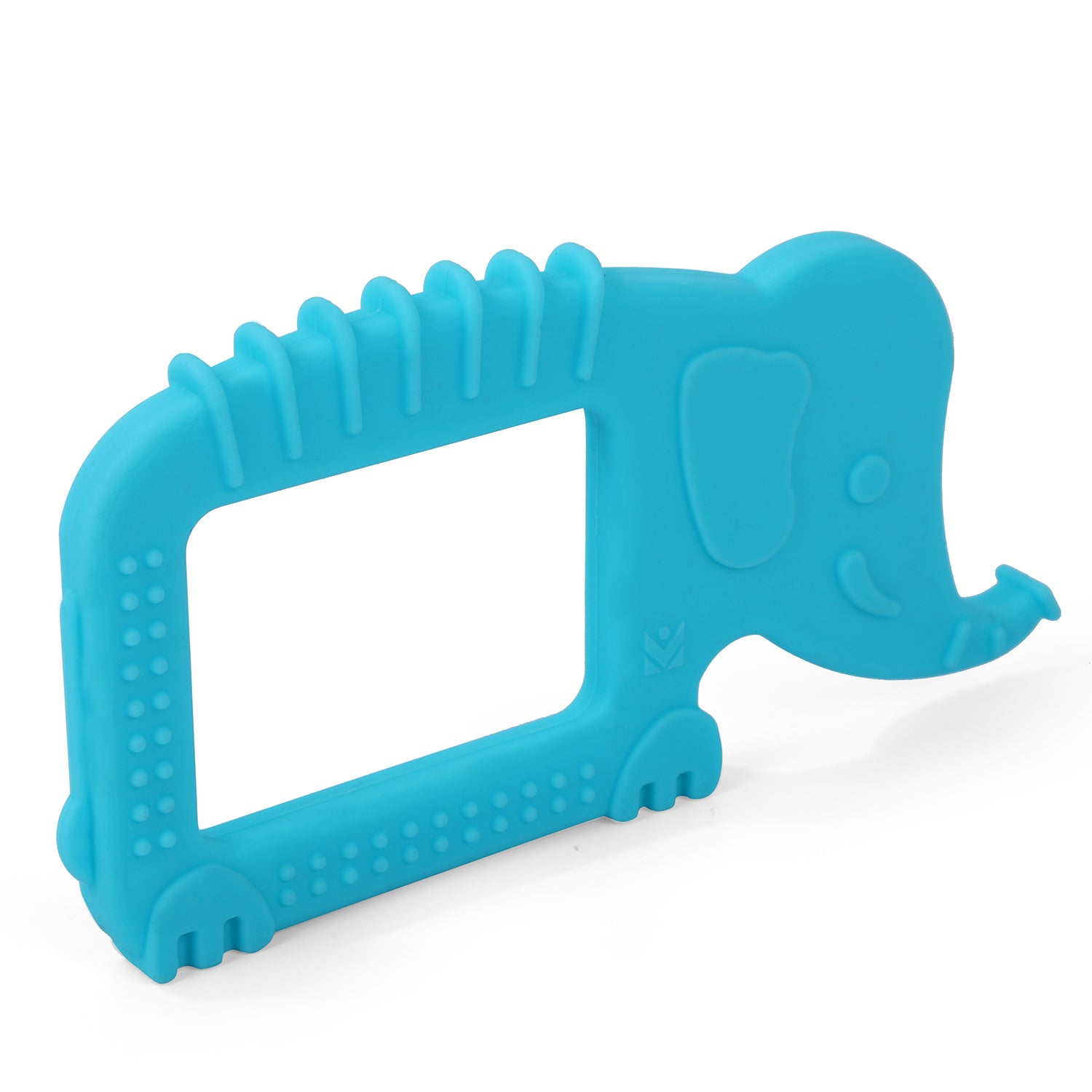 Baby Moo Elephant Soothing Silicon Teether BPA And Toxin Free - Blue - Baby Moo