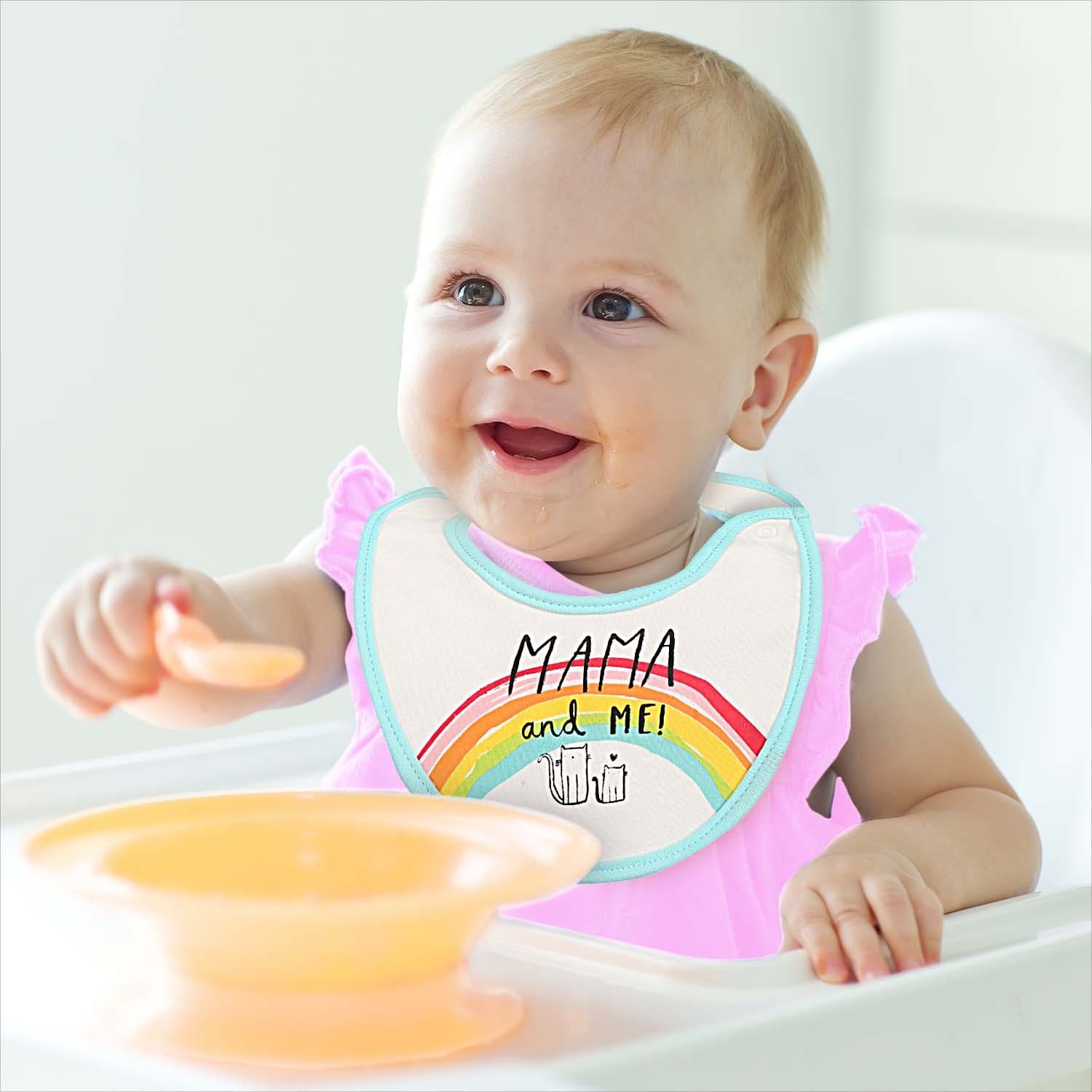 Unicorns And Rainbows Multicolour 3 Pk Bibs - Baby Moo