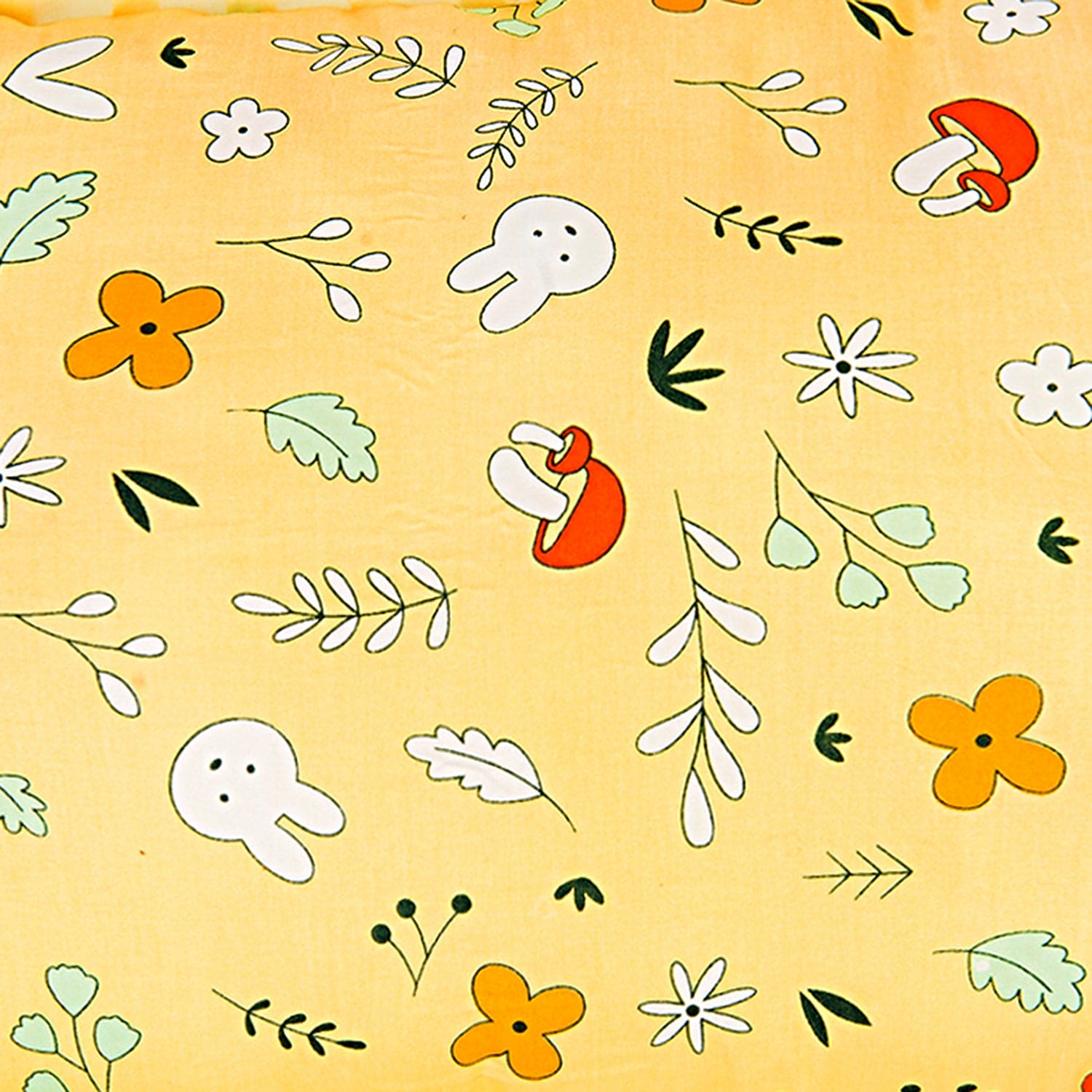 Floral Yellow Rectangular Pillow - Sizes available