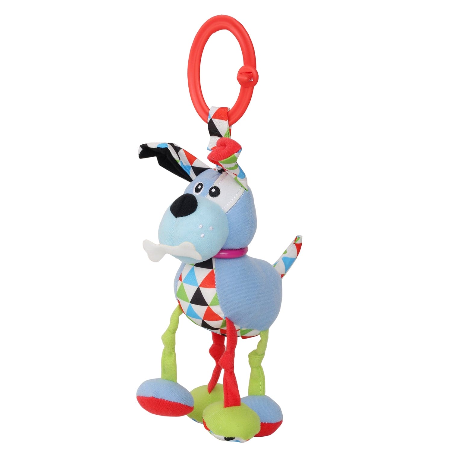 Puppy Blue Hanging Toy With Vibrations - Baby Moo