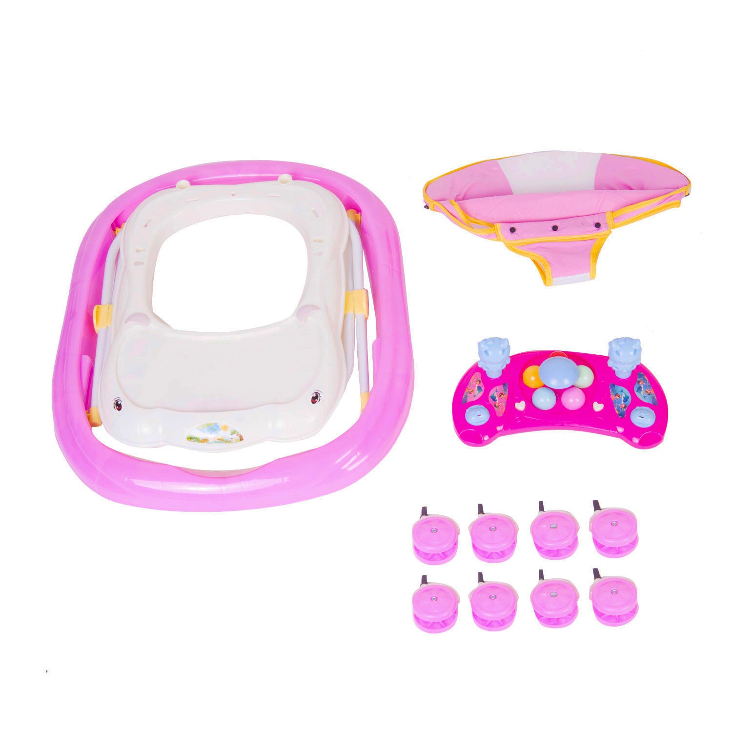 Plain Pink Walker - Baby Moo