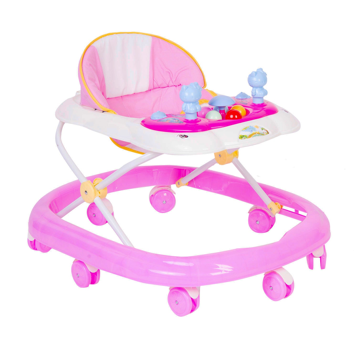 Plain Pink Walker - Baby Moo