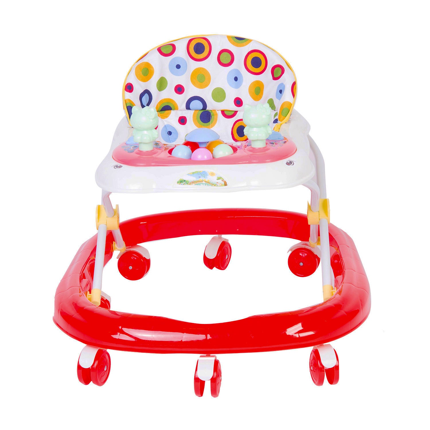 Polka Dot Red Walker - Baby Moo