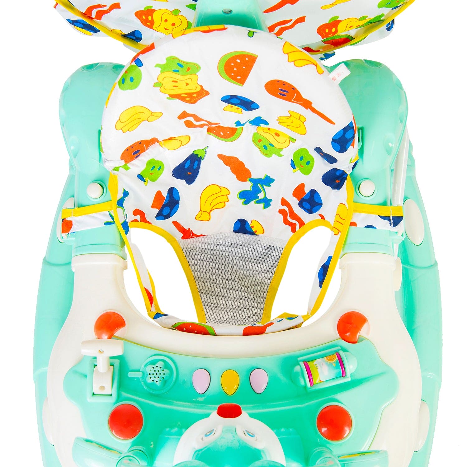 Animal Green 2 in 1 Premium Walker Cum Rocker - Baby Moo