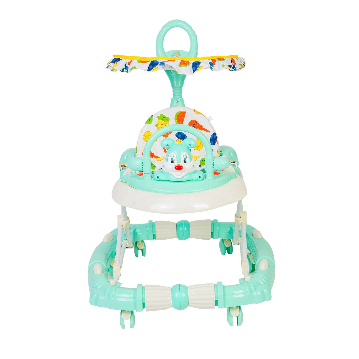 Animal Green 2 in 1 Premium Walker Cum Rocker - Baby Moo