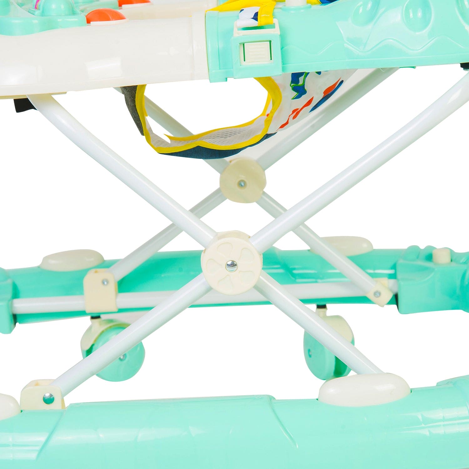 Animal Green 2 in 1 Premium Walker Cum Rocker - Baby Moo