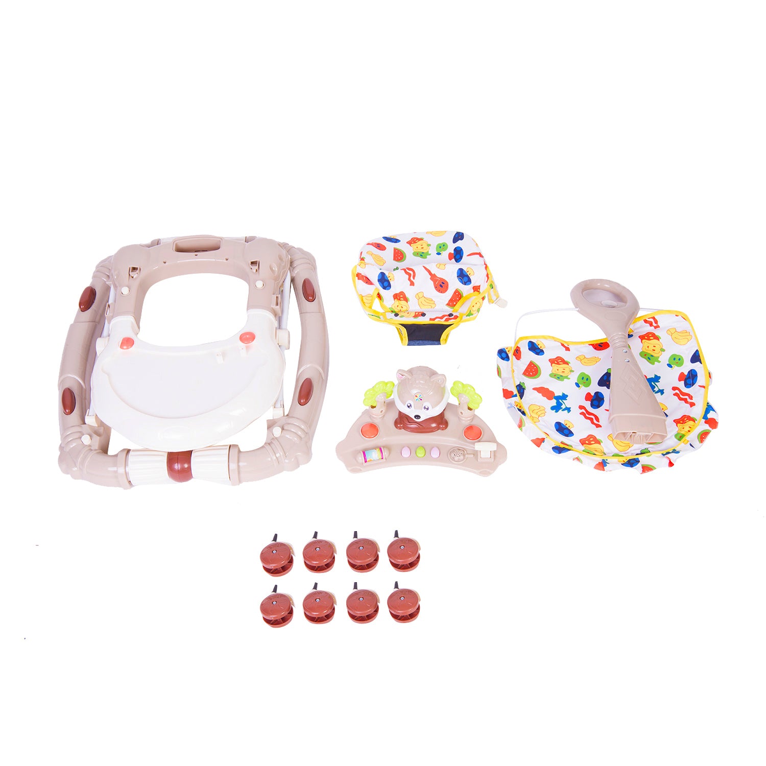 Fruity Beige 2 in 1 Premium Walker Cum Rocker