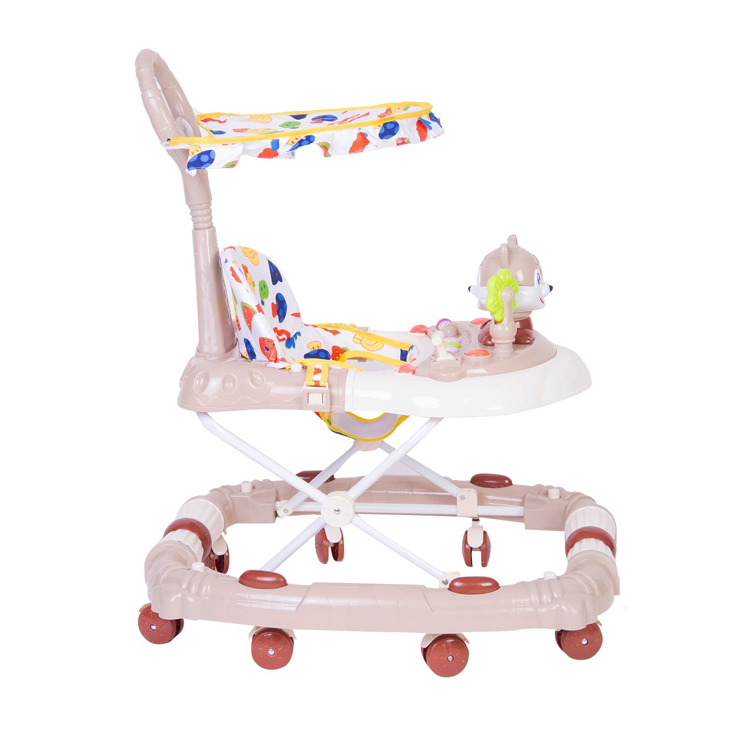 Fruity Beige 2 in 1 Premium Walker Cum Rocker