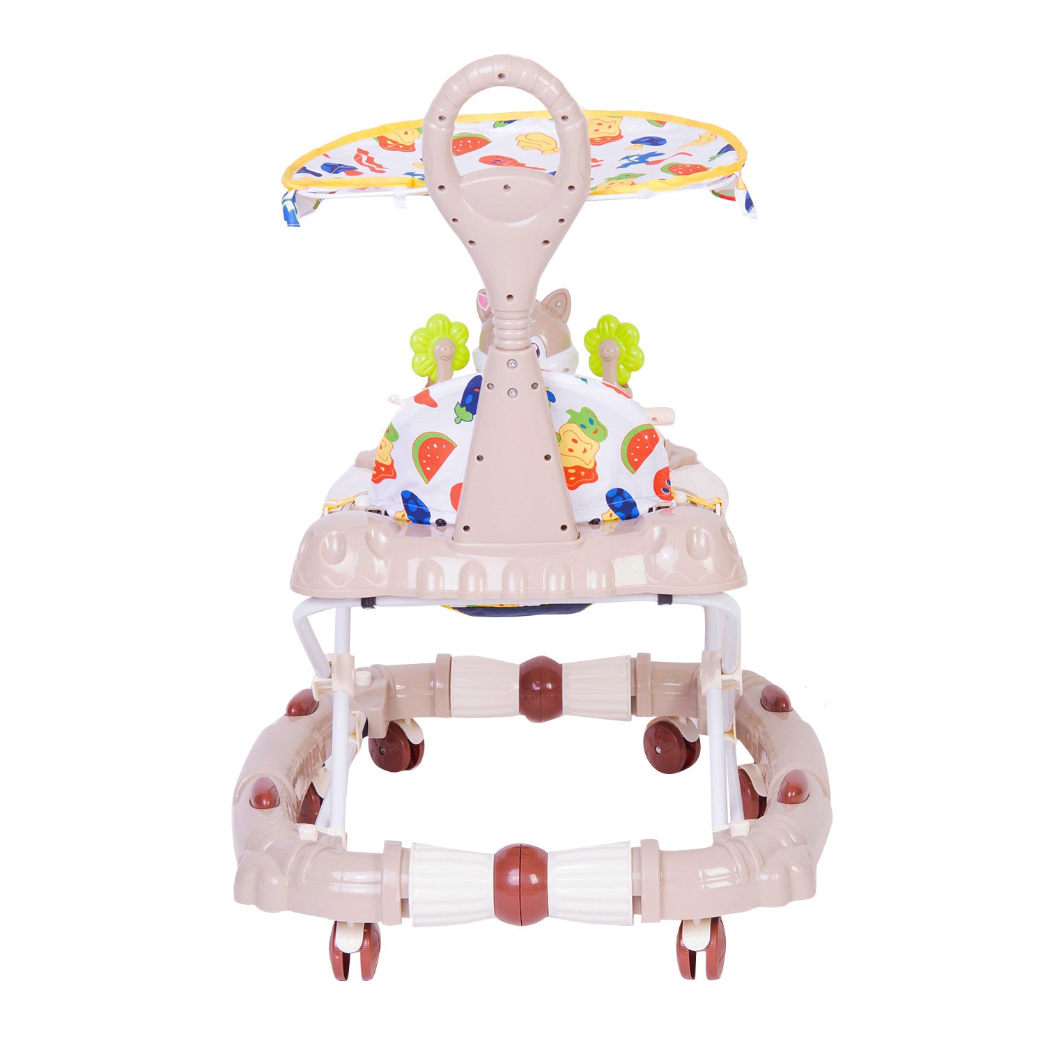 Fruity Beige 2 in 1 Premium Walker Cum Rocker