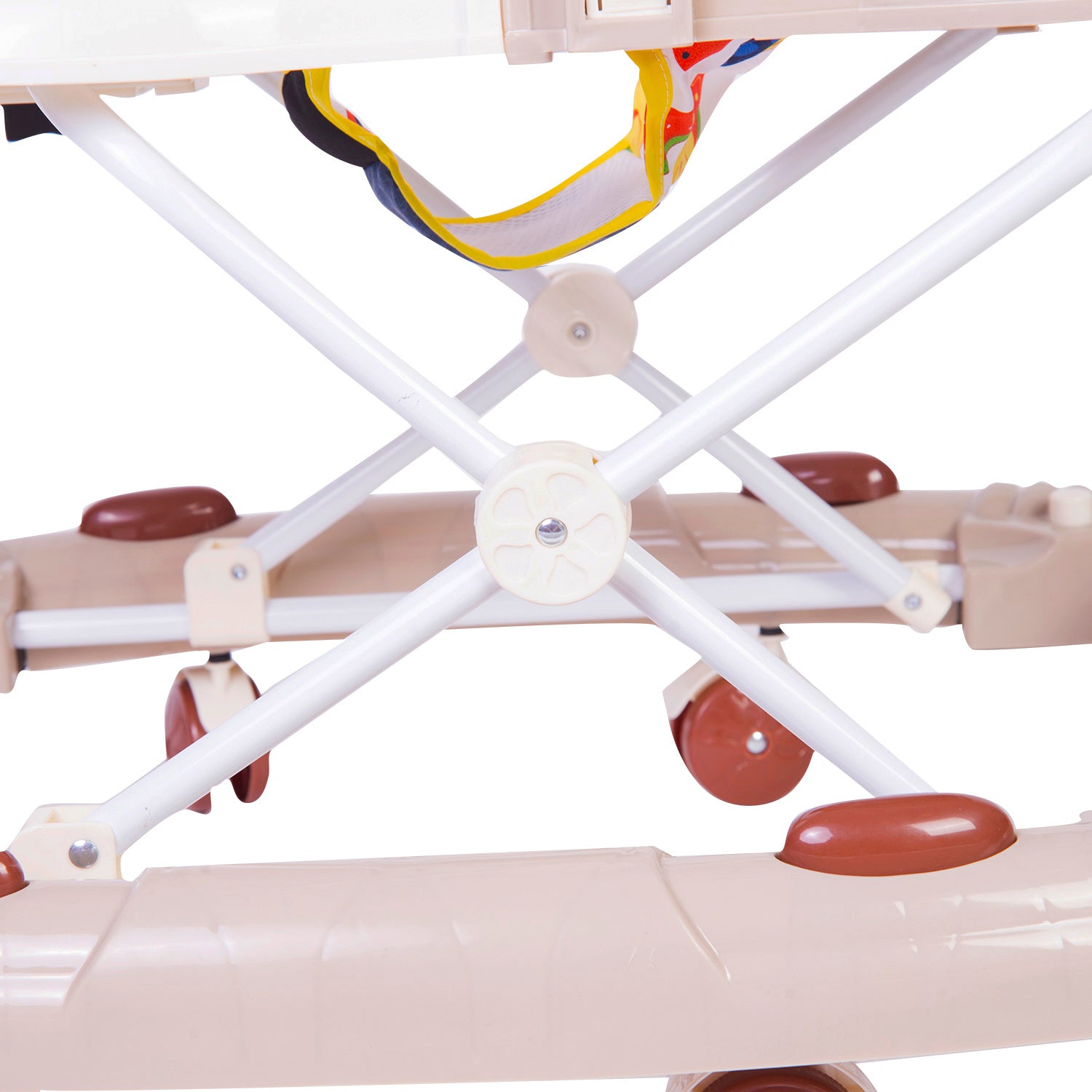 Fruity Beige 2 in 1 Premium Walker Cum Rocker