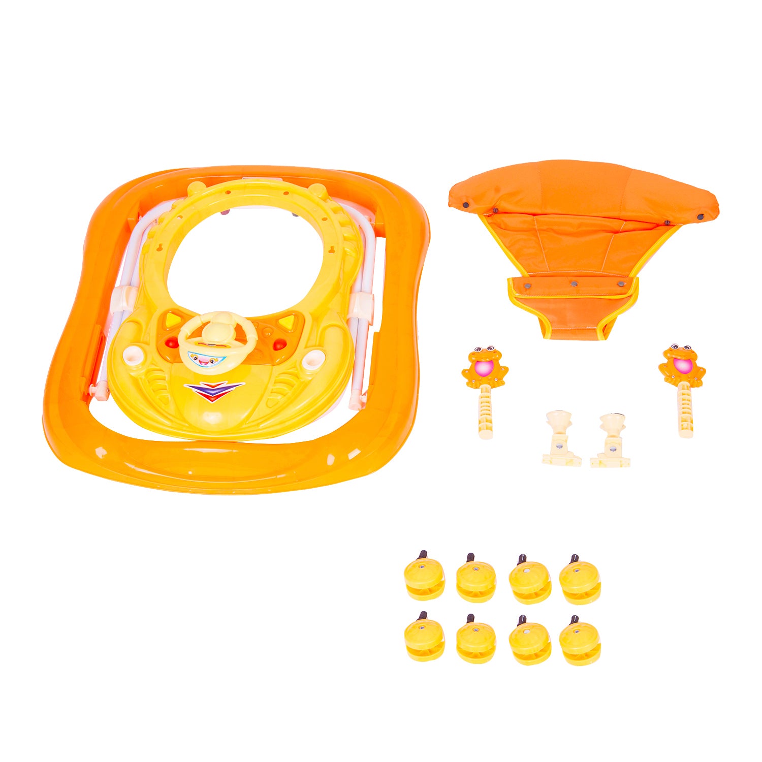 Frog Orange Walker - Baby Moo