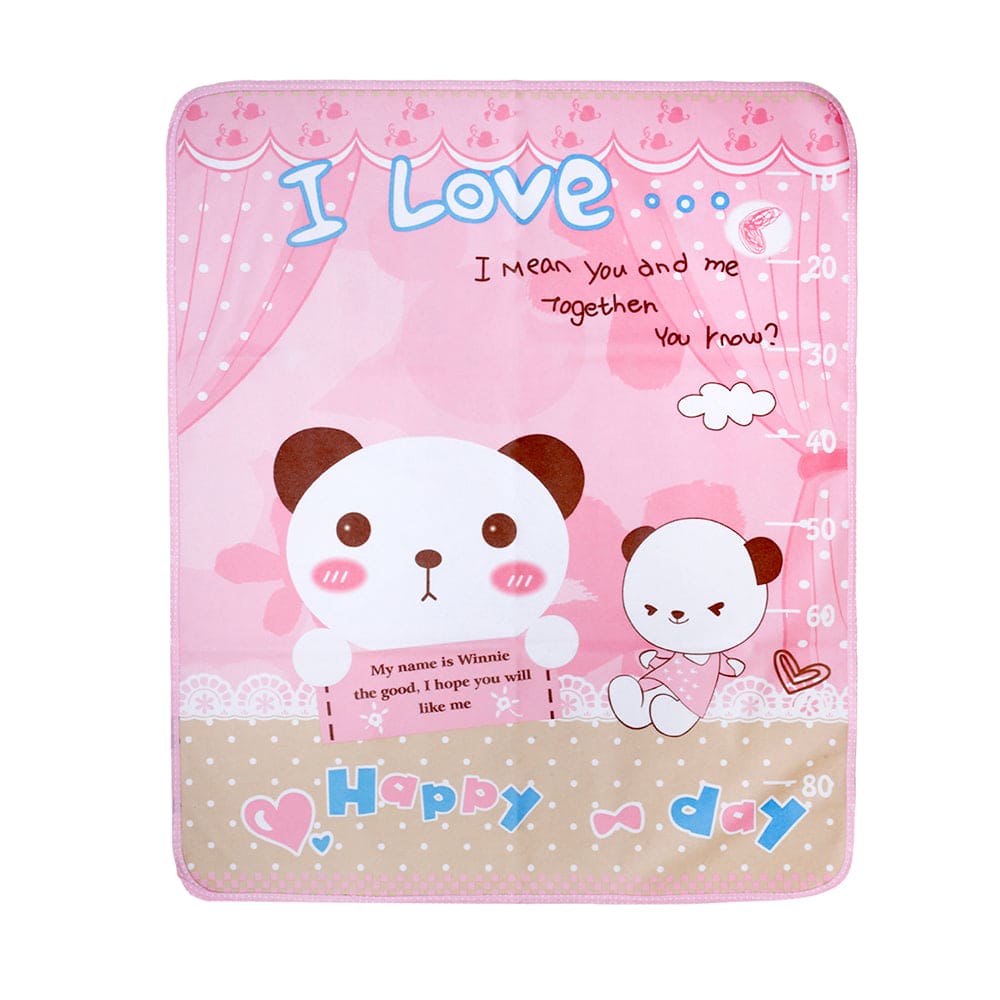 BFF Bear Pink Washable Mat - Baby Moo