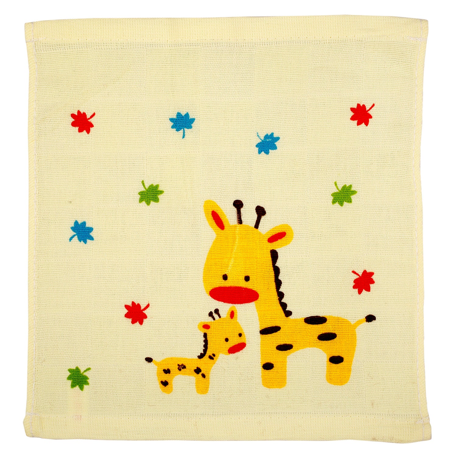 Bunny And Giraffe Multicolour 5 Pk Wash Cloths