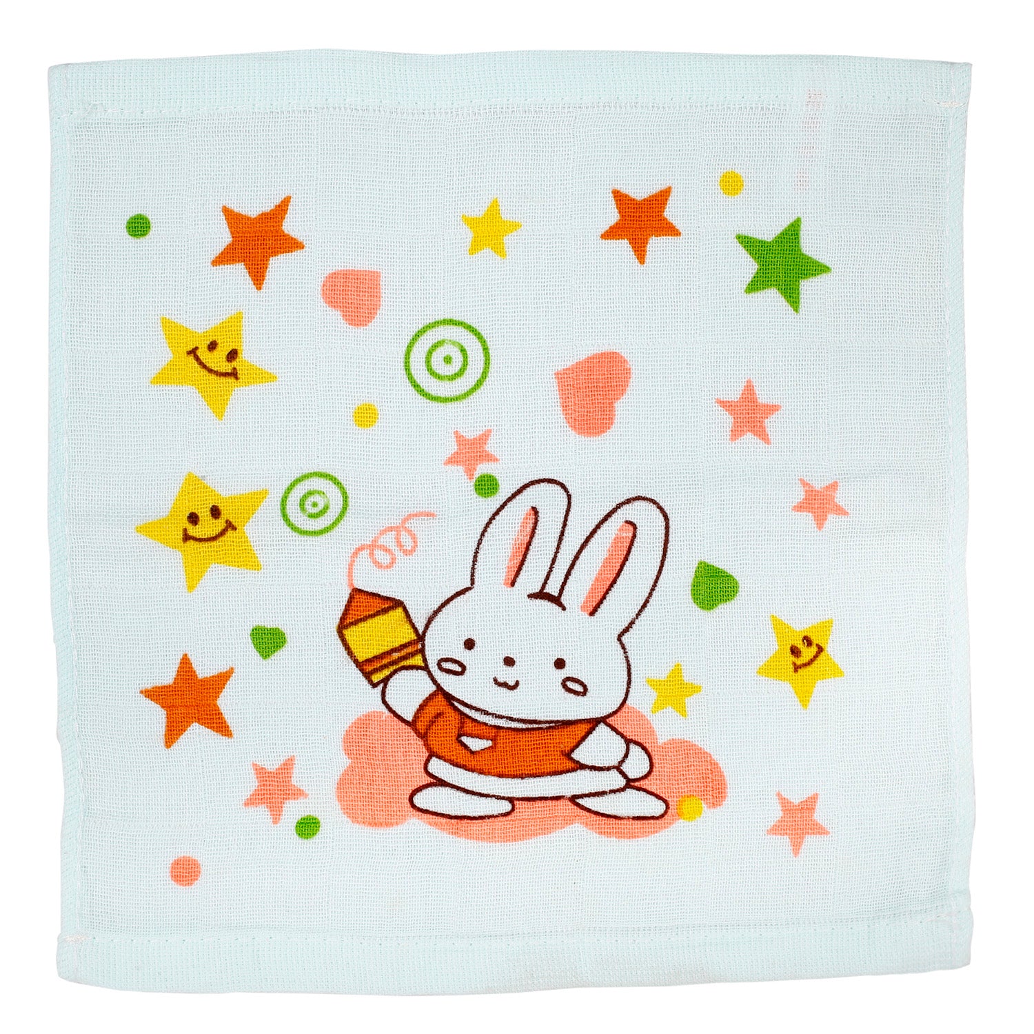 Bunny And Giraffe Multicolour 5 Pk Wash Cloths