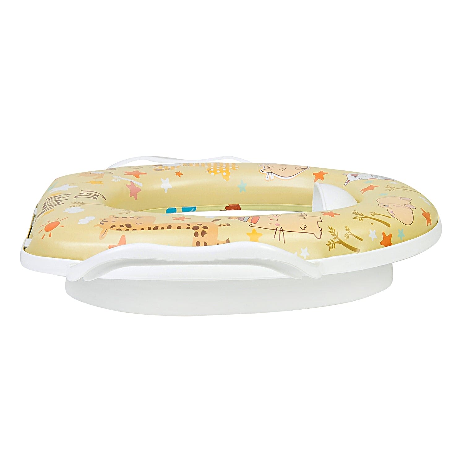 I Love Animals Yellow Potty Seat With Handle - Baby Moo