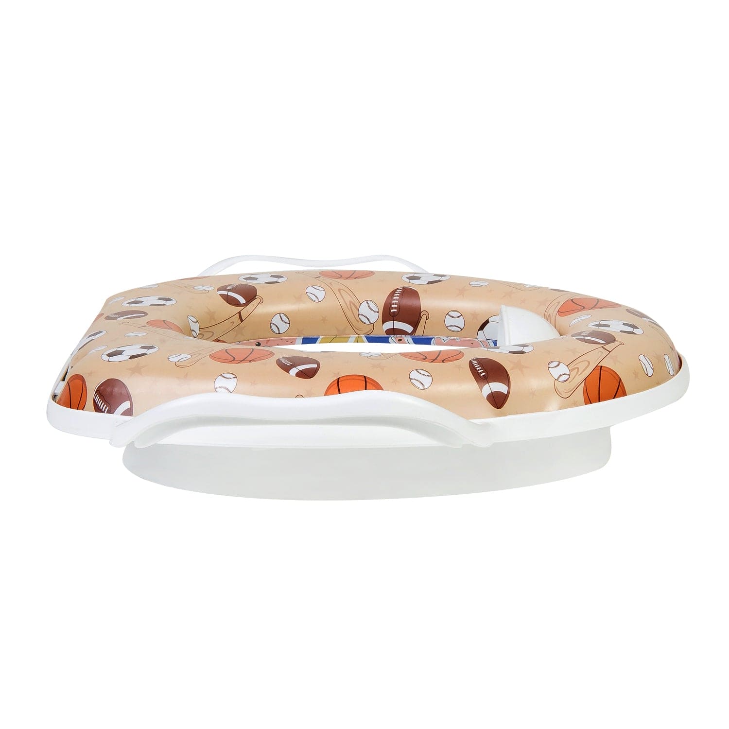 Sports Star Beige Potty Seat With Handle