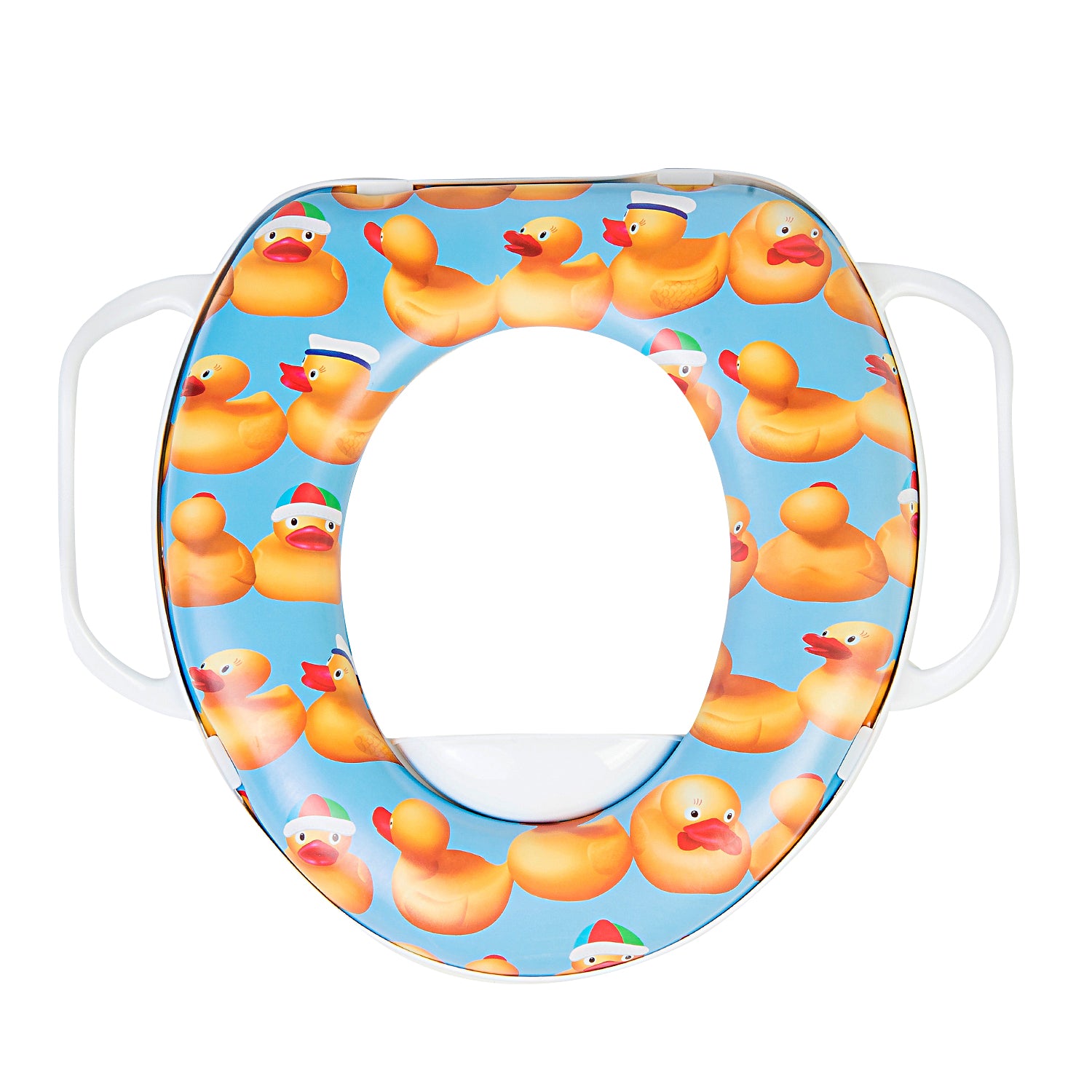 Ducks Blue Potty Seat With Handle - Baby Moo