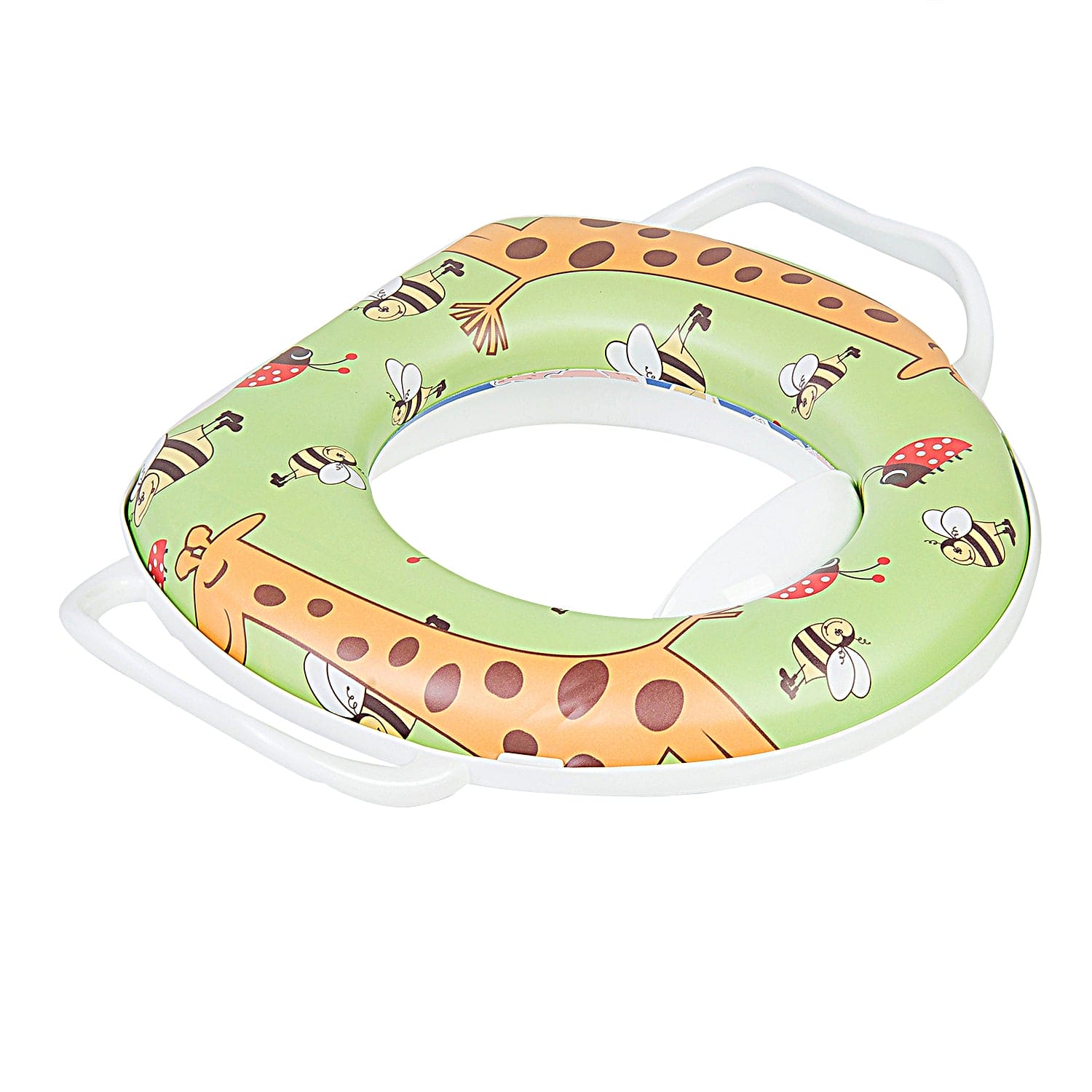 Giraffe Green Potty Seat With Handle