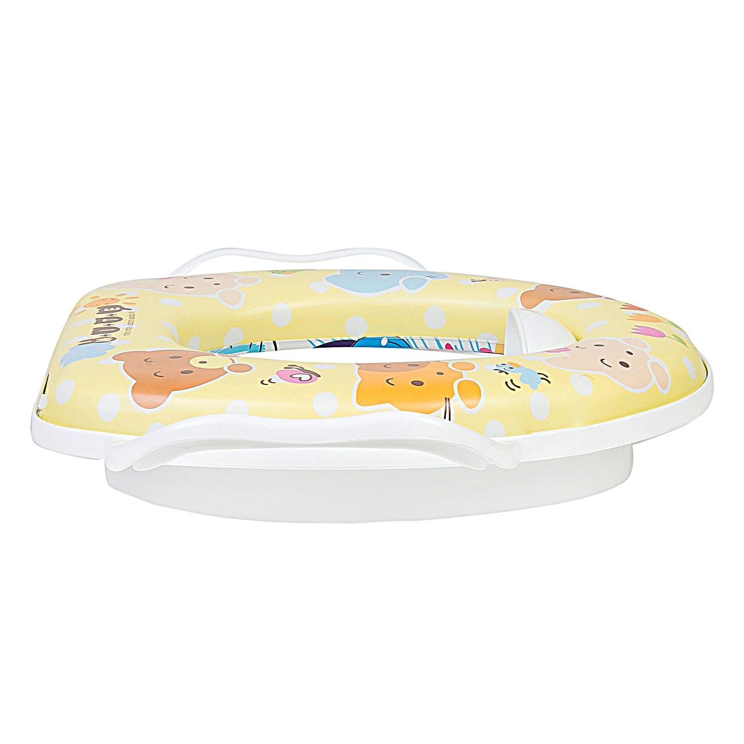 Animals Yellow Potty Seat With Handle - Baby Moo