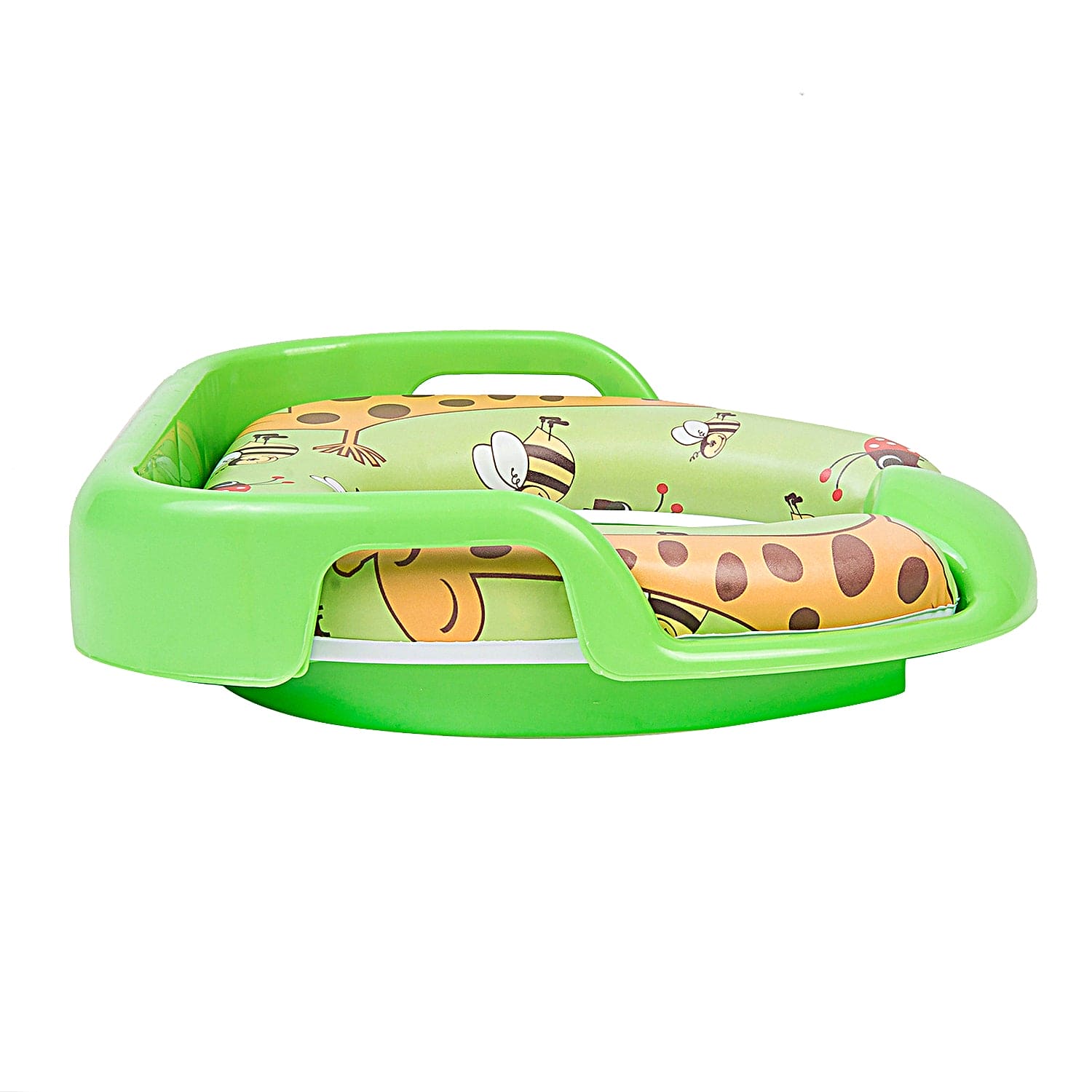Giraffe Green Potty Seat With Handle And Back Support - Baby Moo