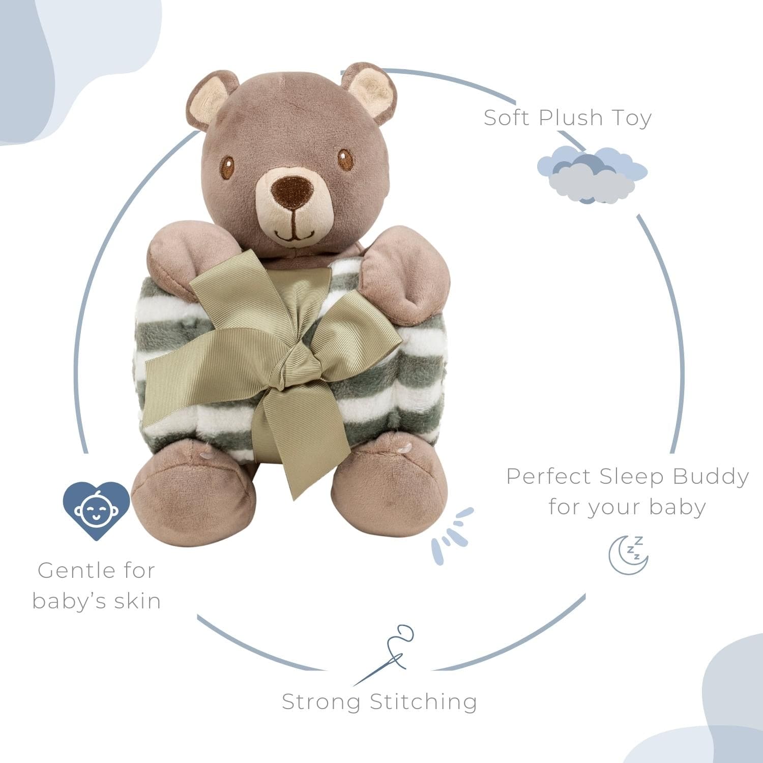 Baby snuggle store teddy