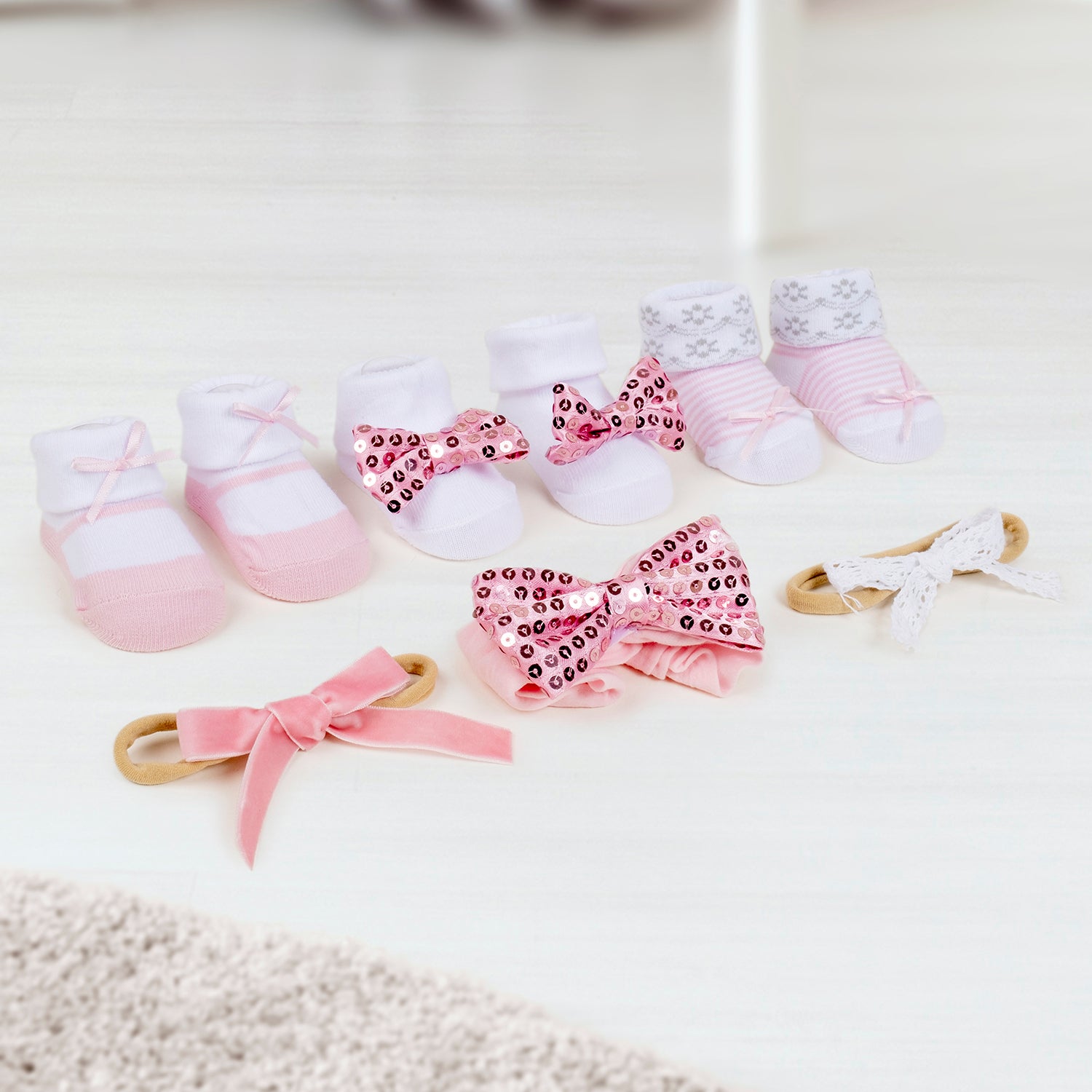Buy Baby Moo Orange Floral Socks for Kids Accessories Online @ Tata CLiQ