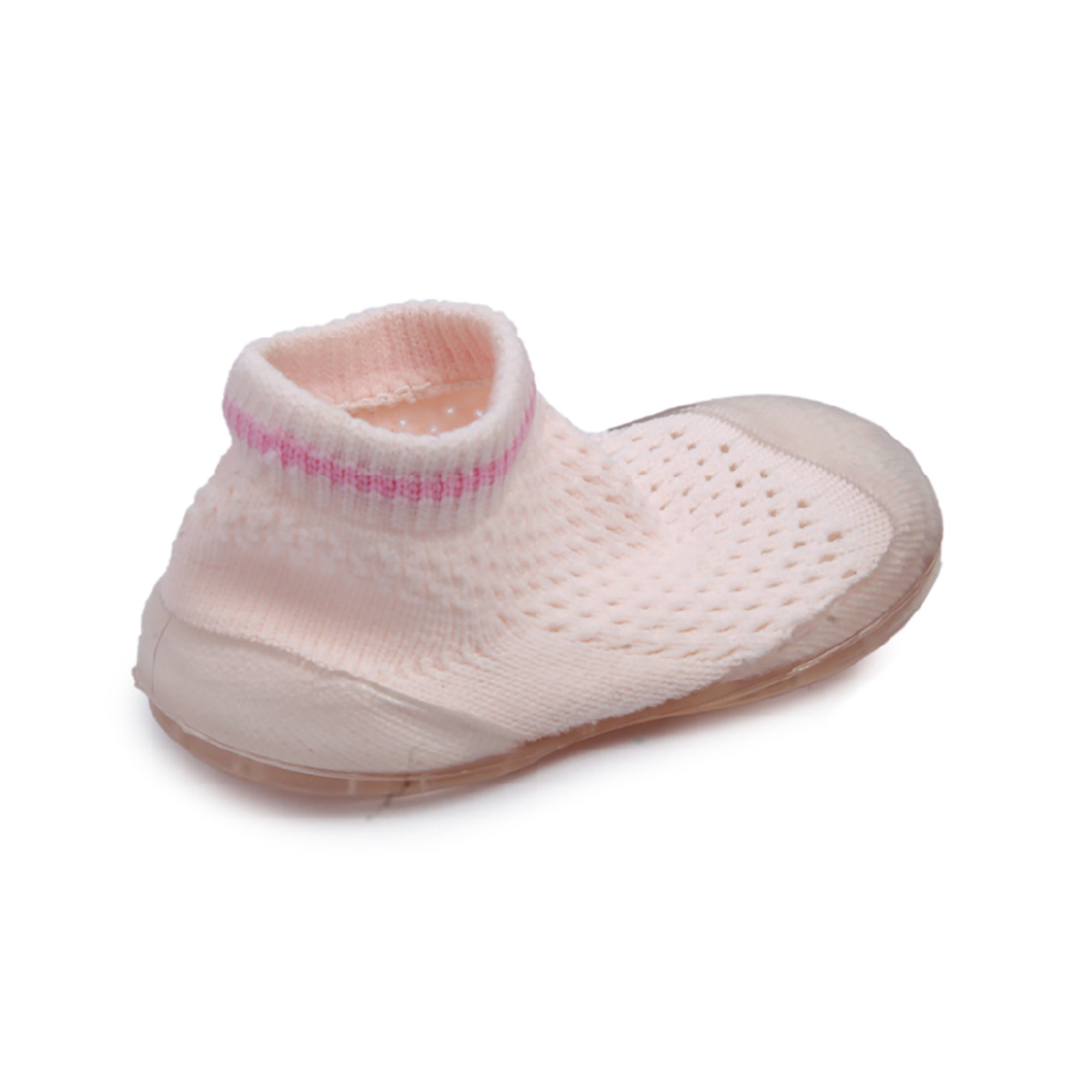 Comfy Knitted Pink Slip-On Shoes