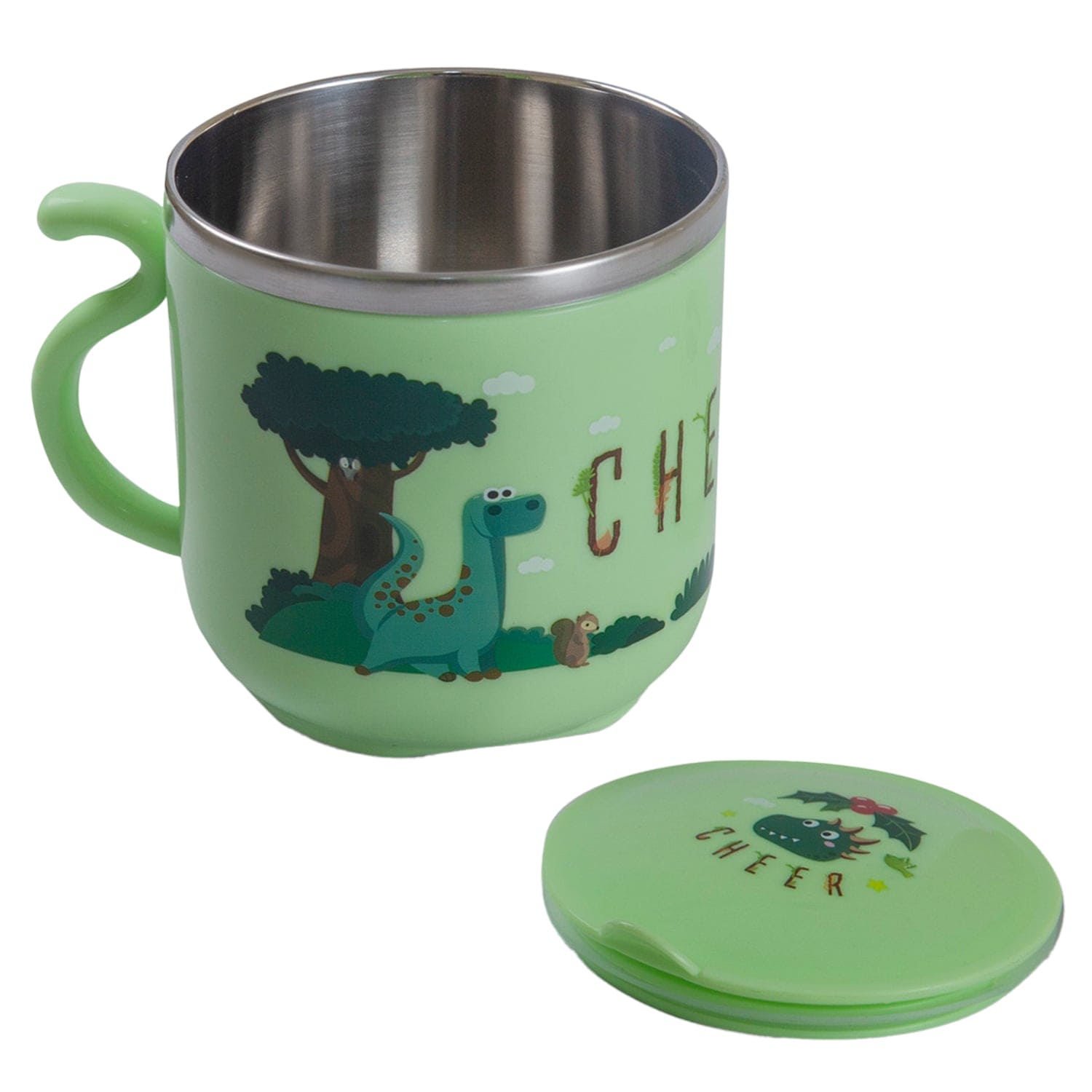Buy Stainless Steel Green Water Cup For Kids Online