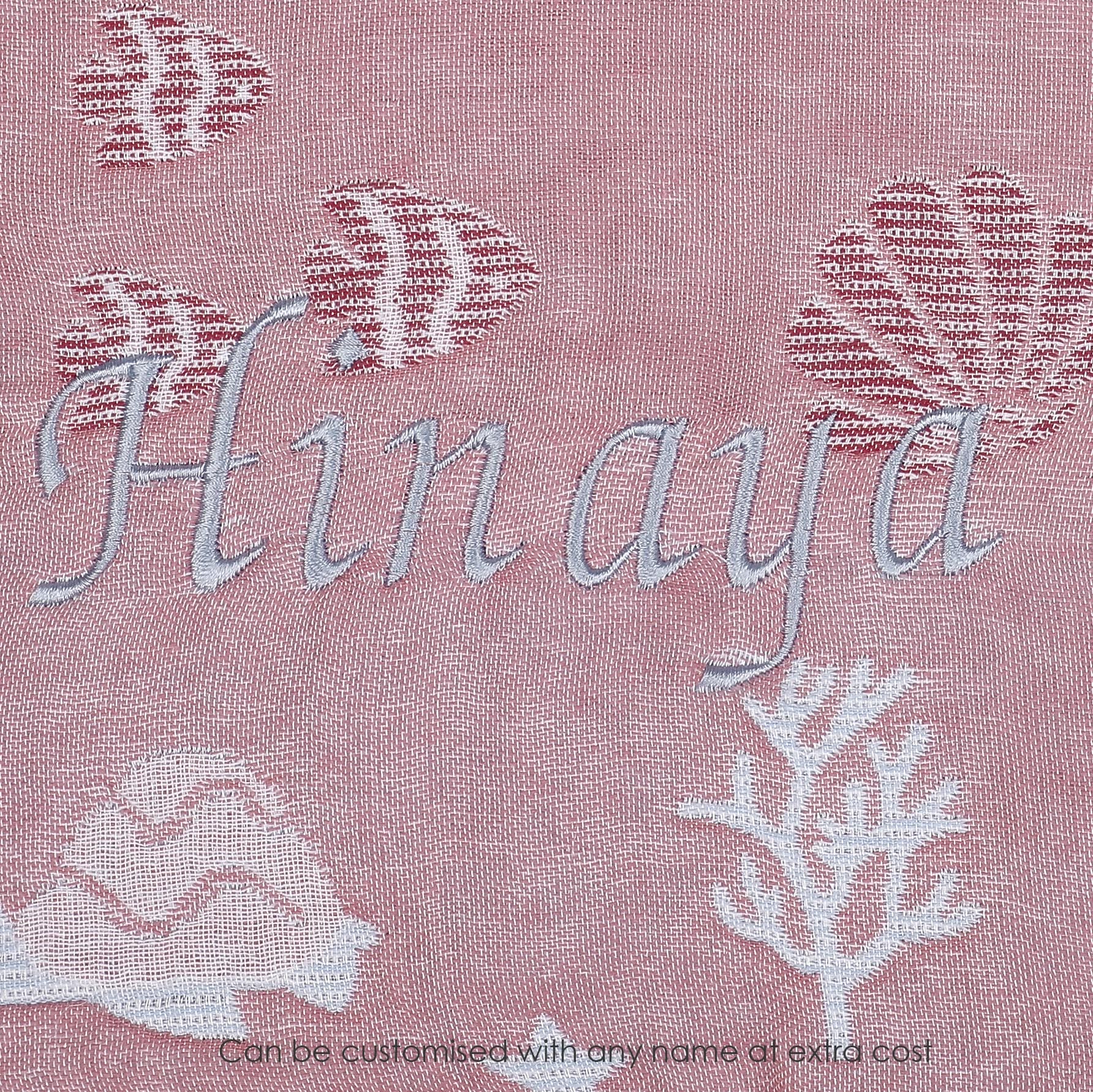 Mermaid Peach Embossed Baby XL Muslin Blanket