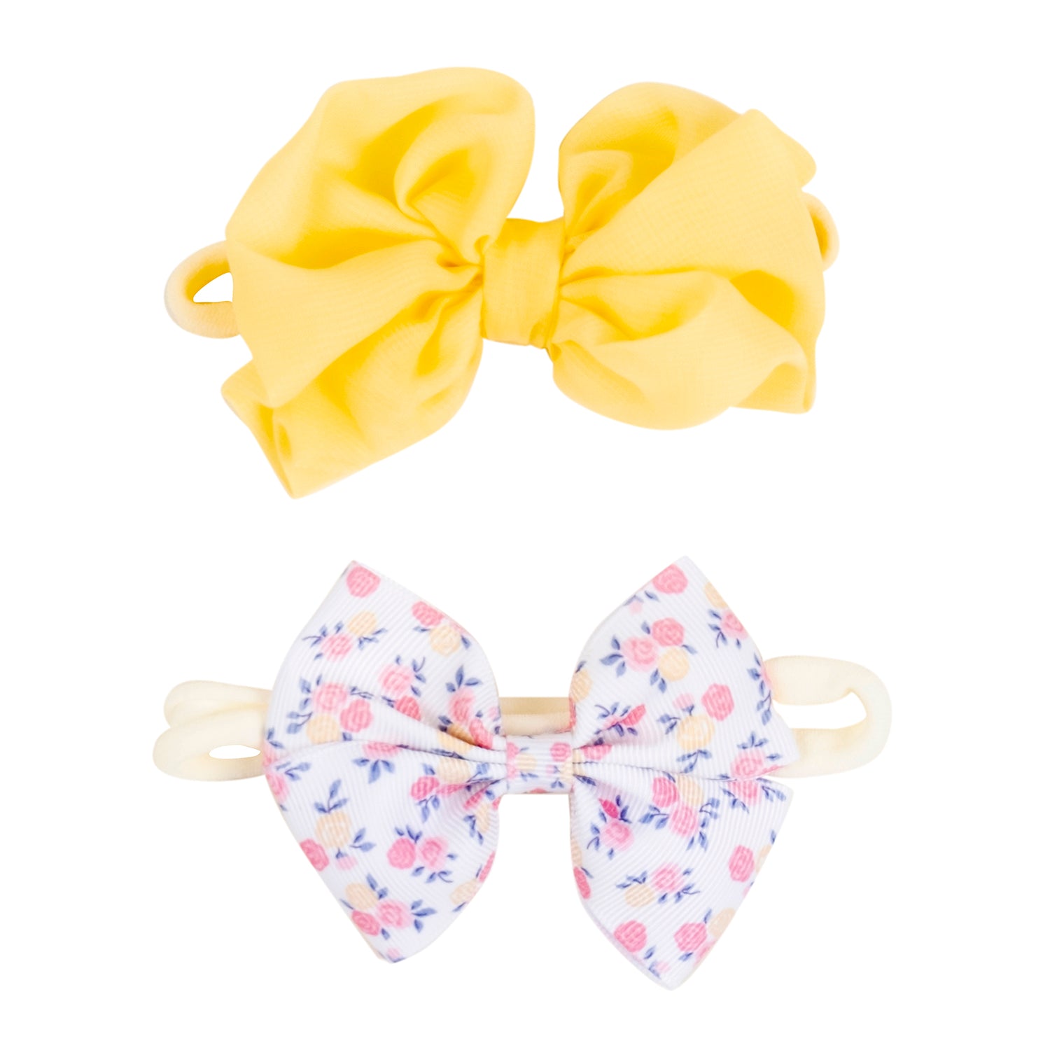 Baby Moo Little Miss Sunshine Infant Girl 4-Piece Gift Hairband And Socks Set - Pink