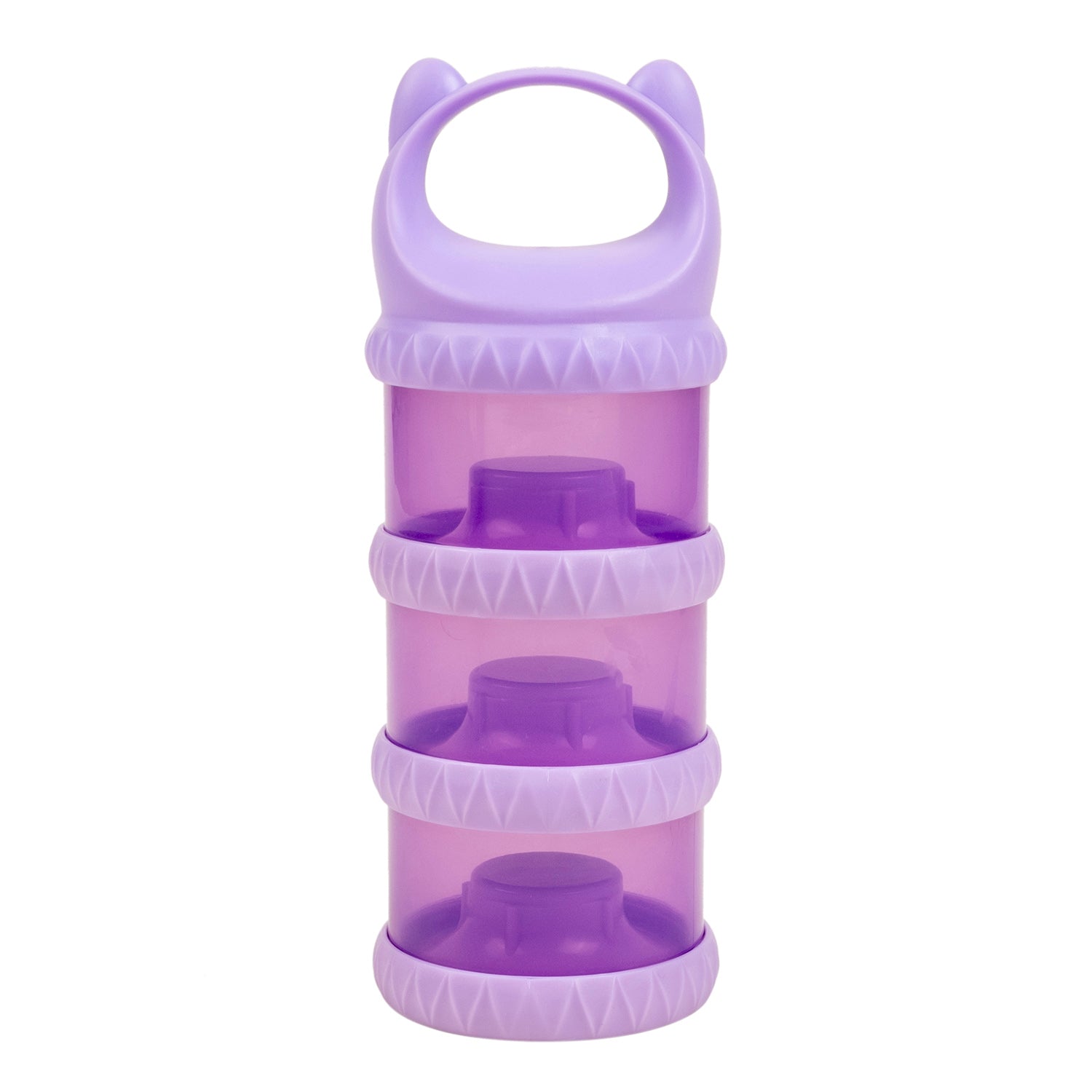 Baby Moo 3 Layer Portable BPA Free Milk Powder Container - Purple
