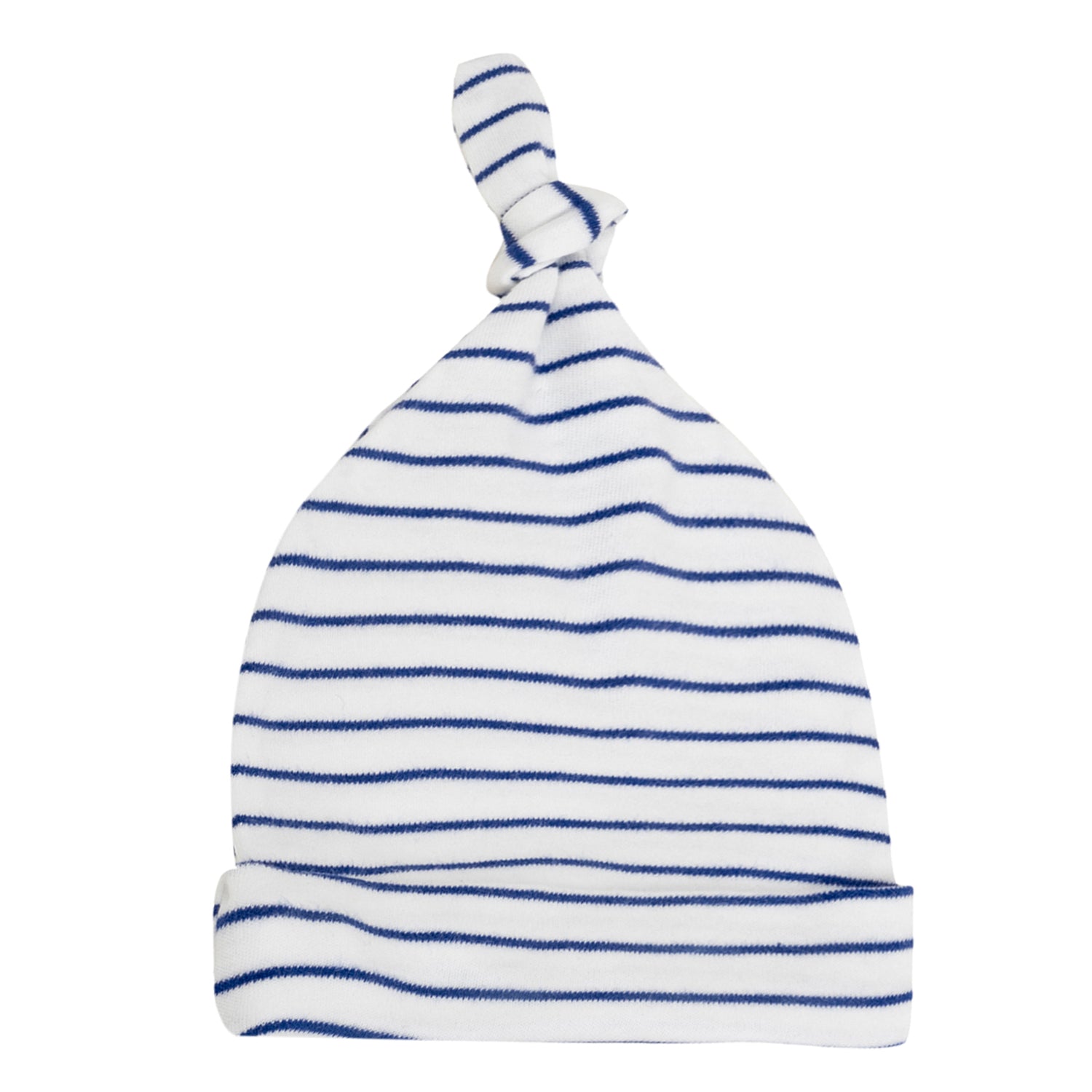 Baby Moo Dino Stripes Knotted Infants Ultra Soft 100% Cotton All Season Pack of 3 Caps - Off White
