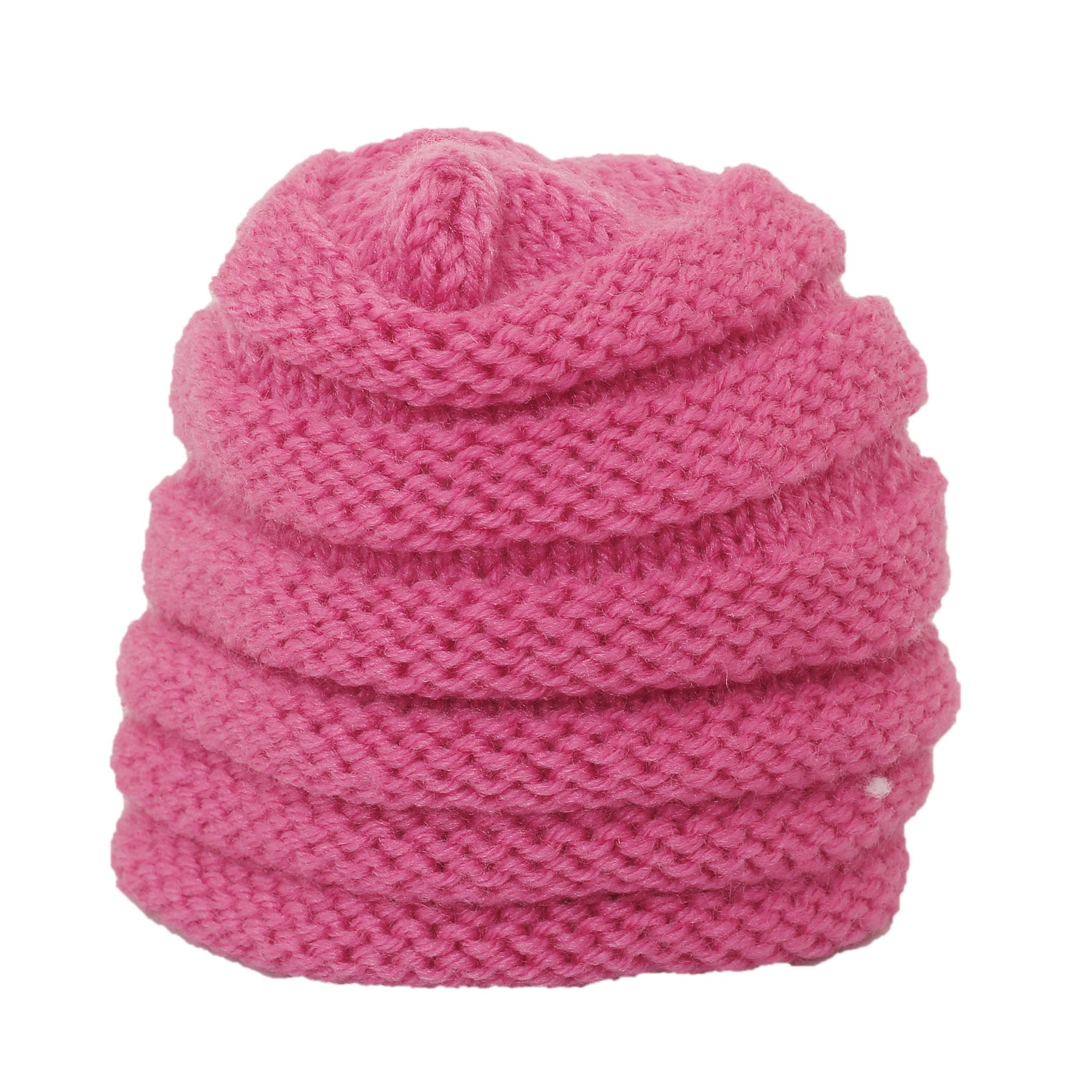 Floral Hot Pink Turban Cap