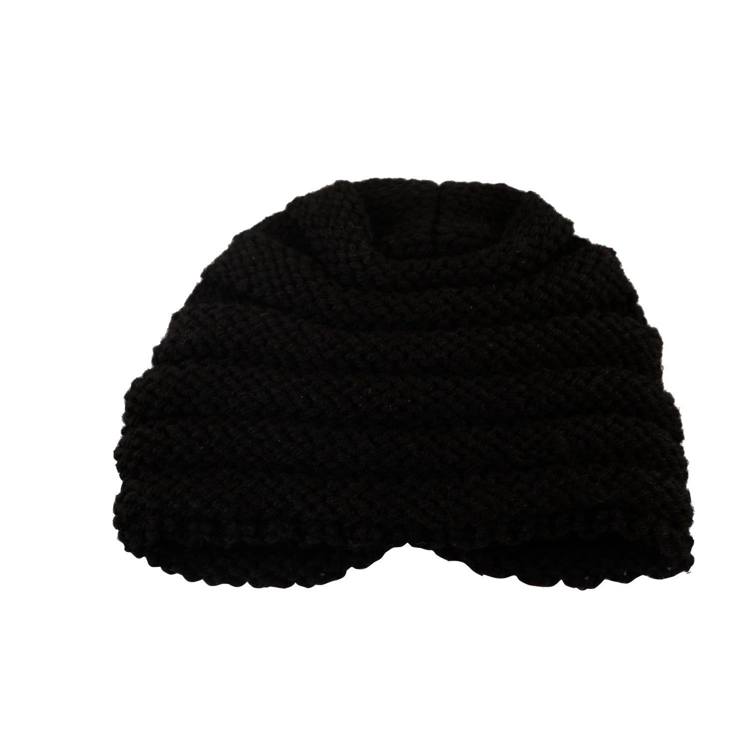 Partywear Black Turban Cap