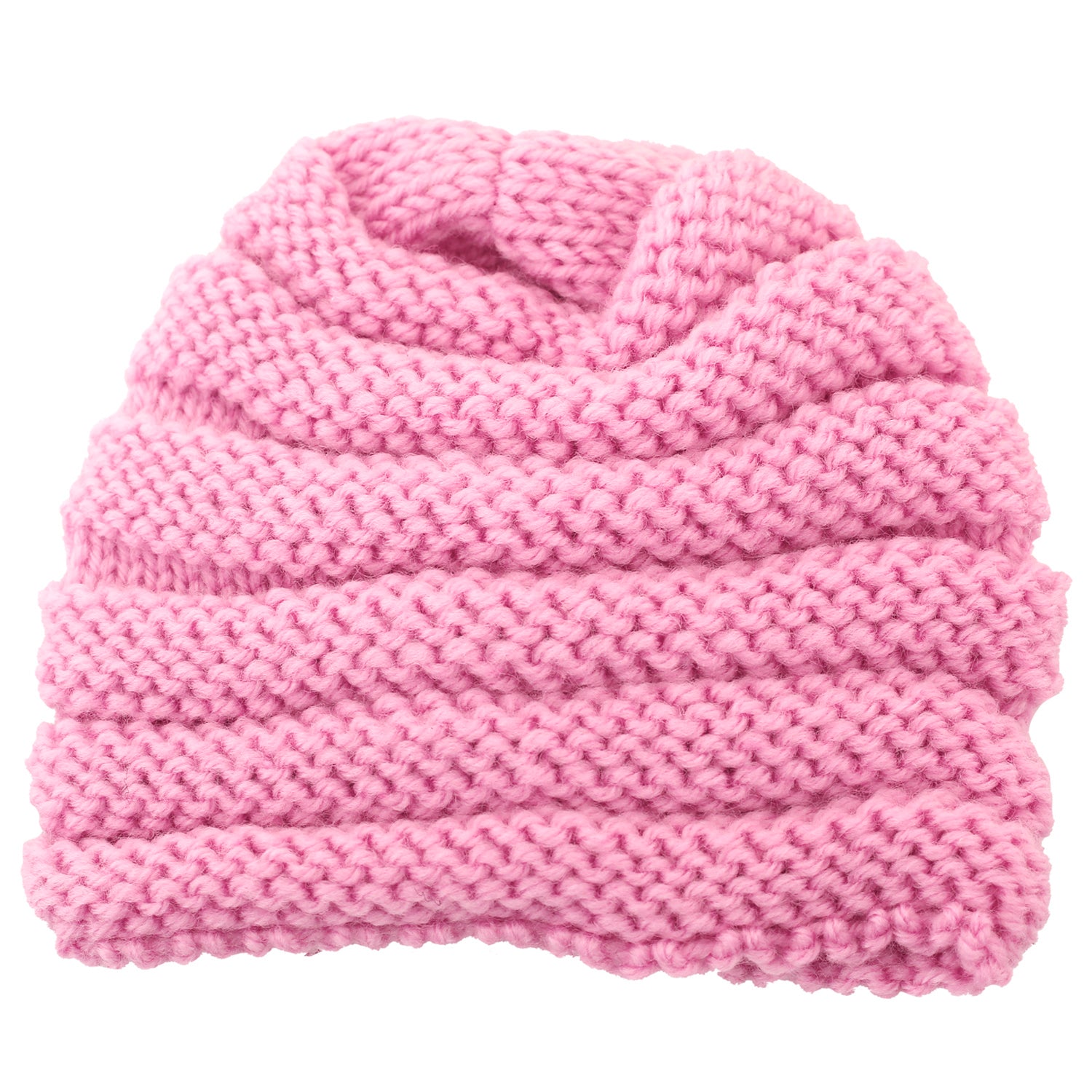 Partywear Pink Turban Cap