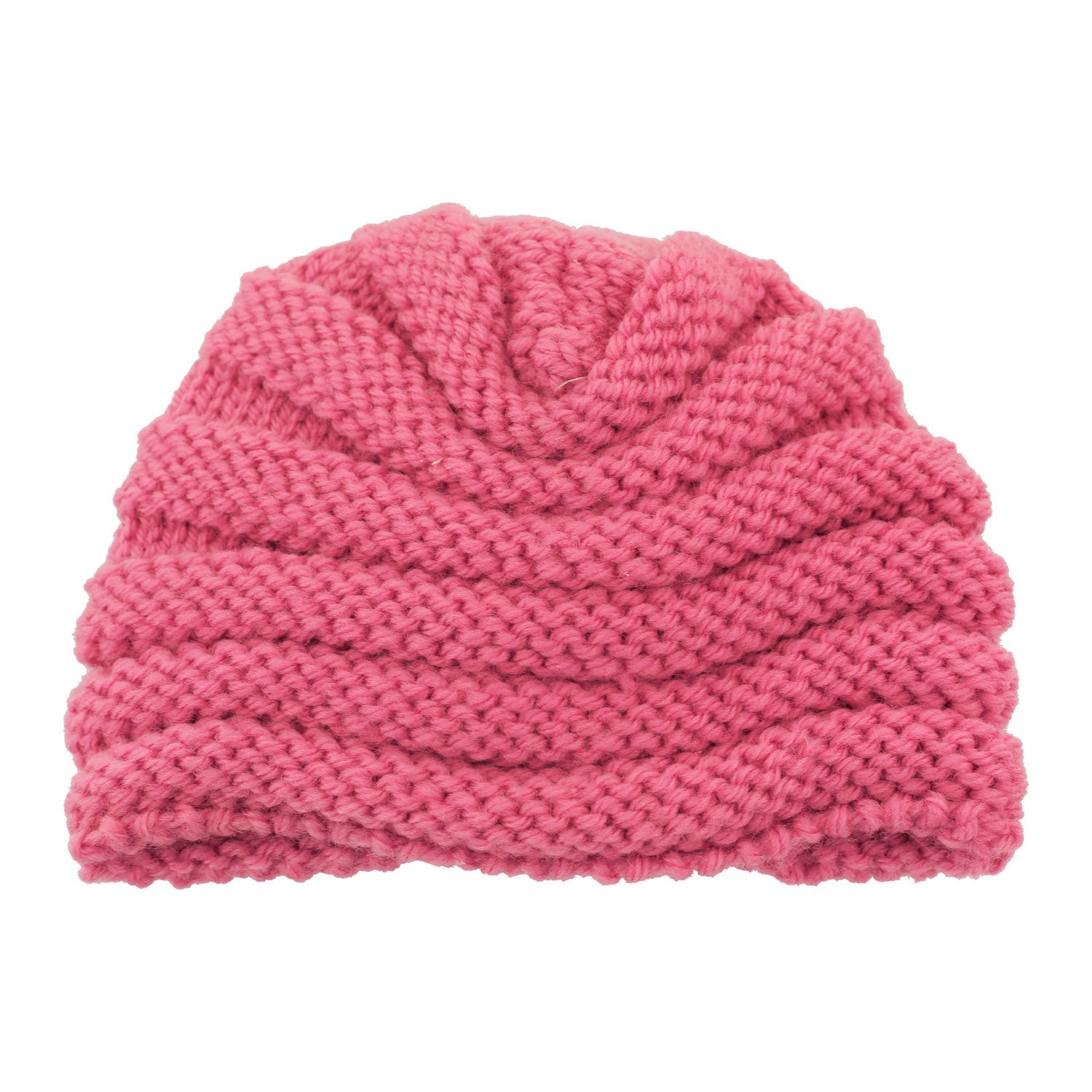 Partywear Pink And Gold Turban Cap