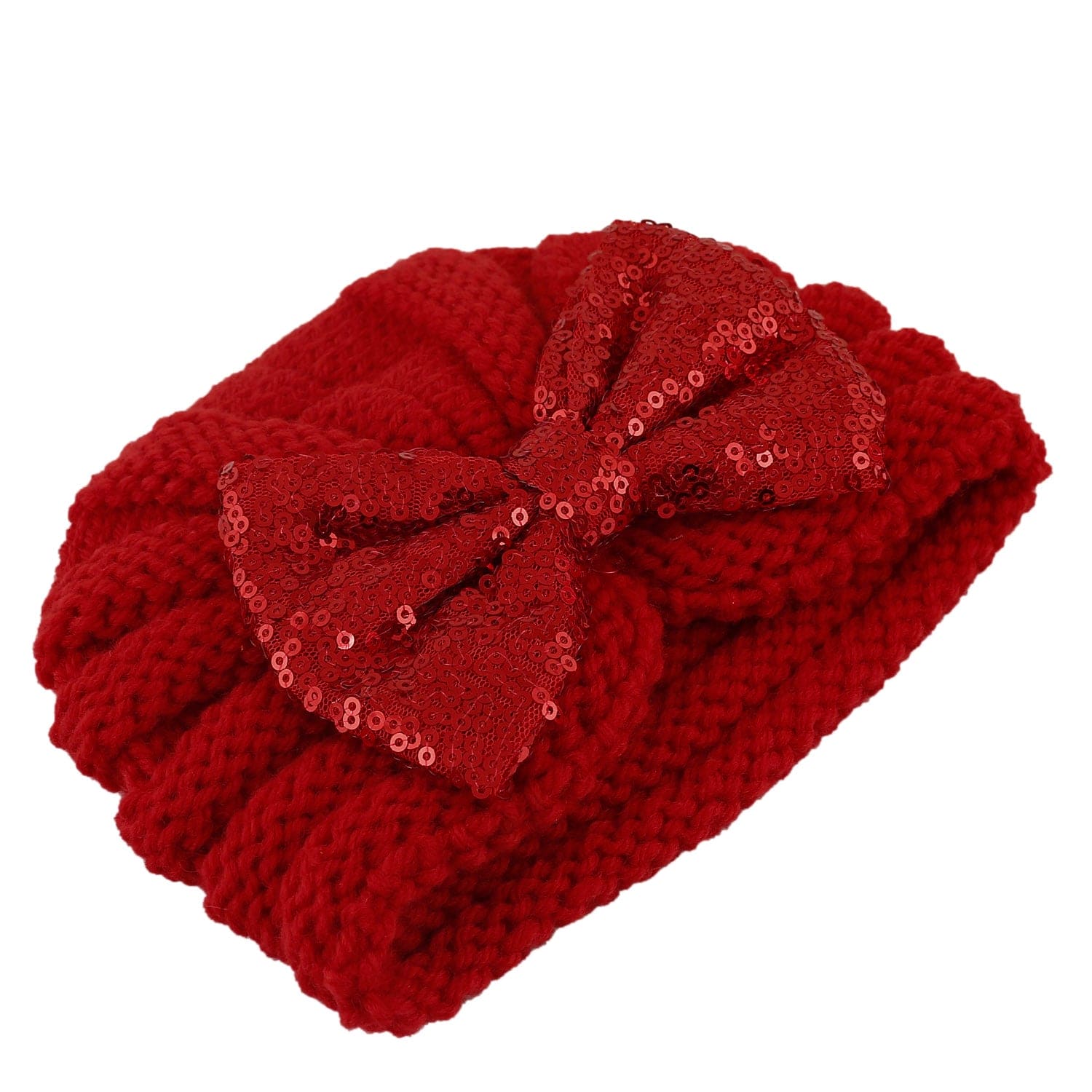 Partywear Red Turban Cap