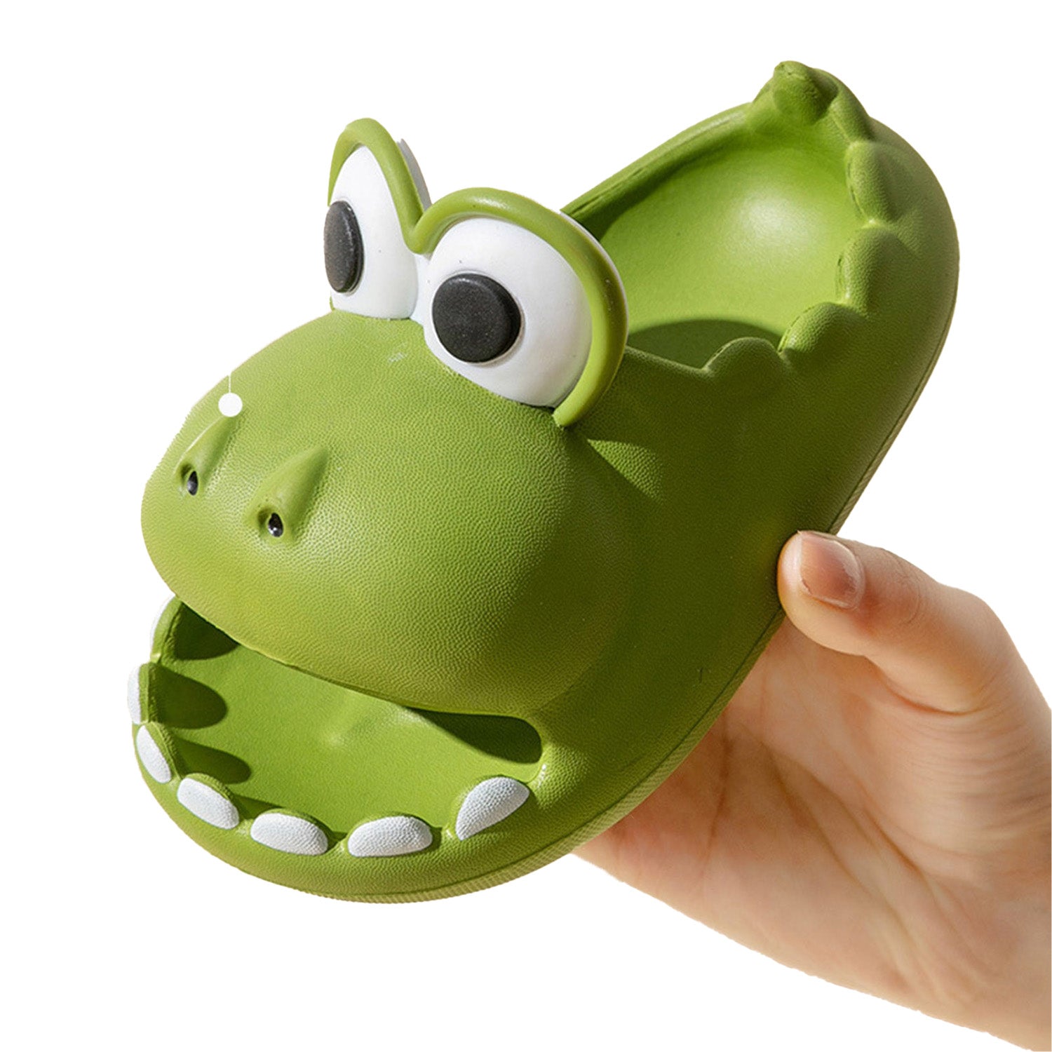 Baby Moo Crocodile Beach Slippers 3D Cartoon Sliders - Green - Baby Moo