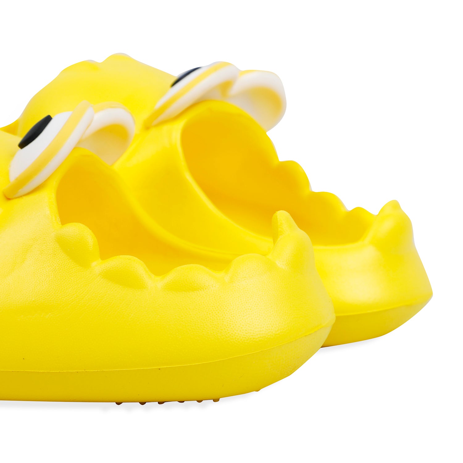 Baby Moo Crocodile Beach Slippers 3D Cartoon Sliders - Yellow - Baby Moo