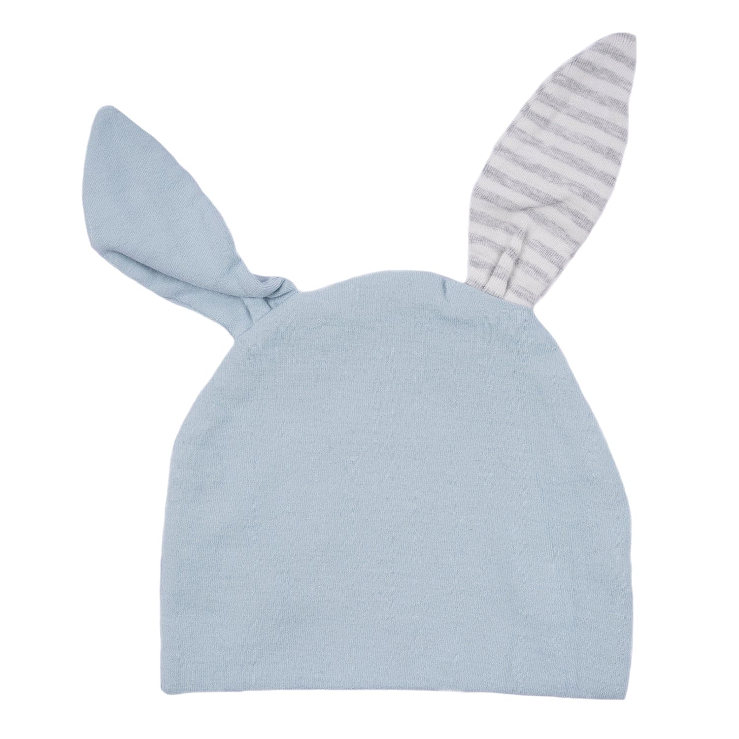 Baby Moo Big Bunny Ears All Season Stretchable Hosiery Warm 3D Beanie Cap - Blue