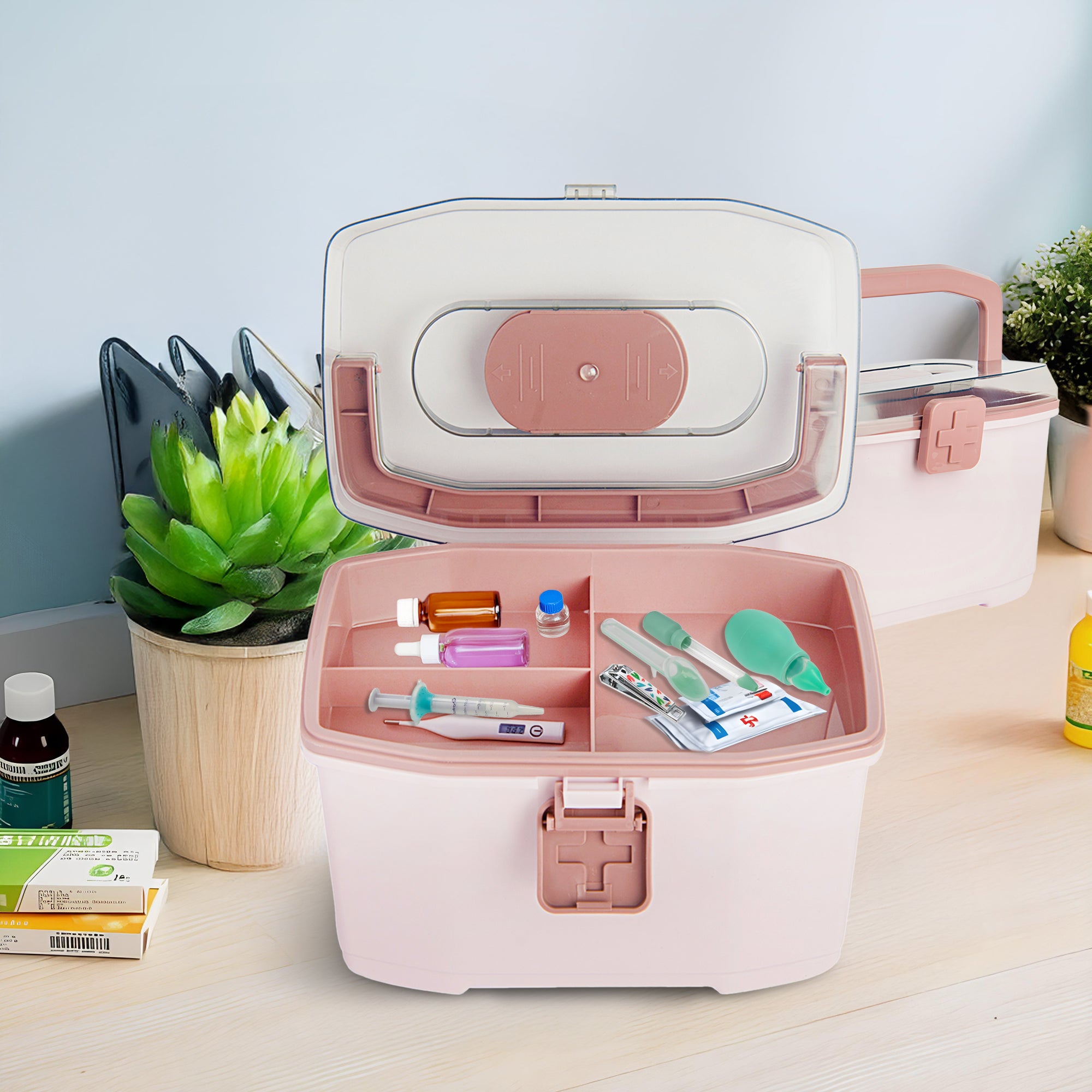 Mauve Small Medicine Box